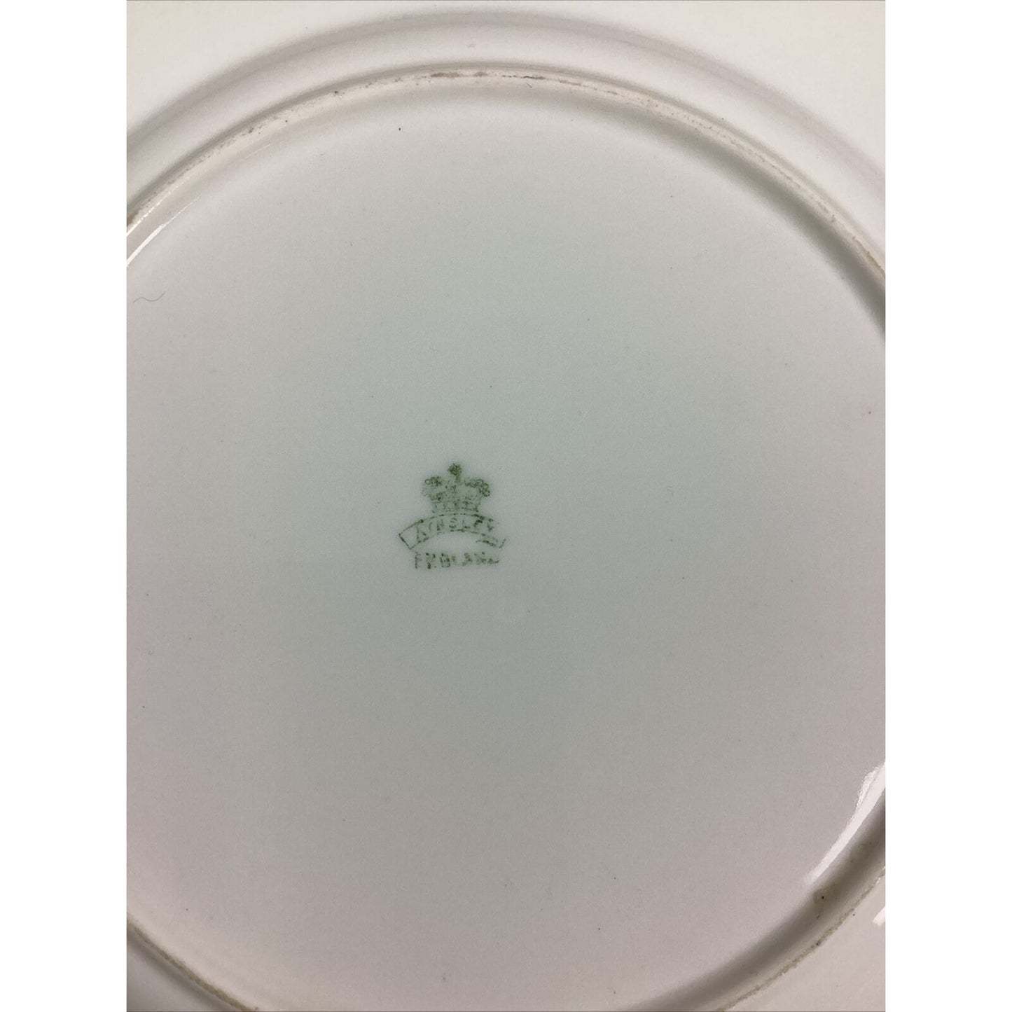 Kinsley Floral Plate With Gold Trim - 10”