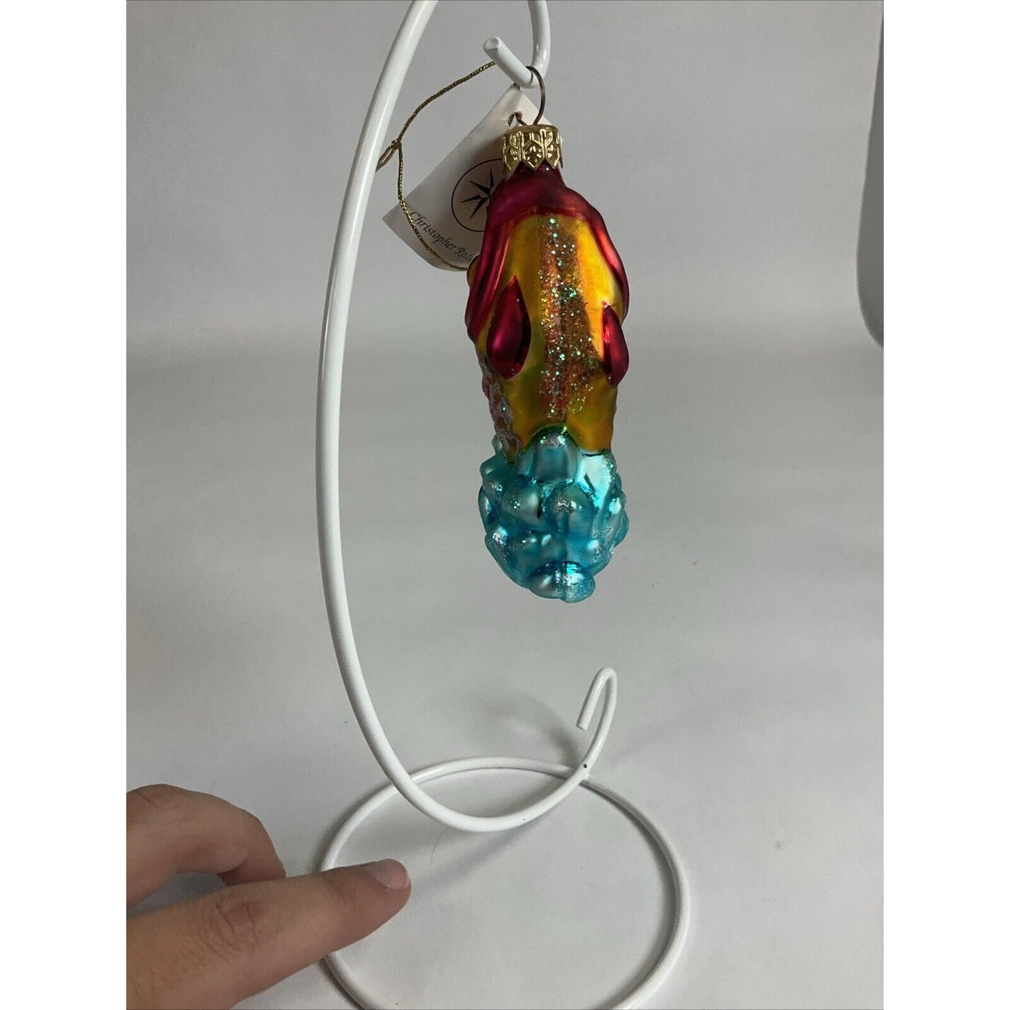 Christopher Radko, "SPLASH" Glass Christmas Ornament 1997