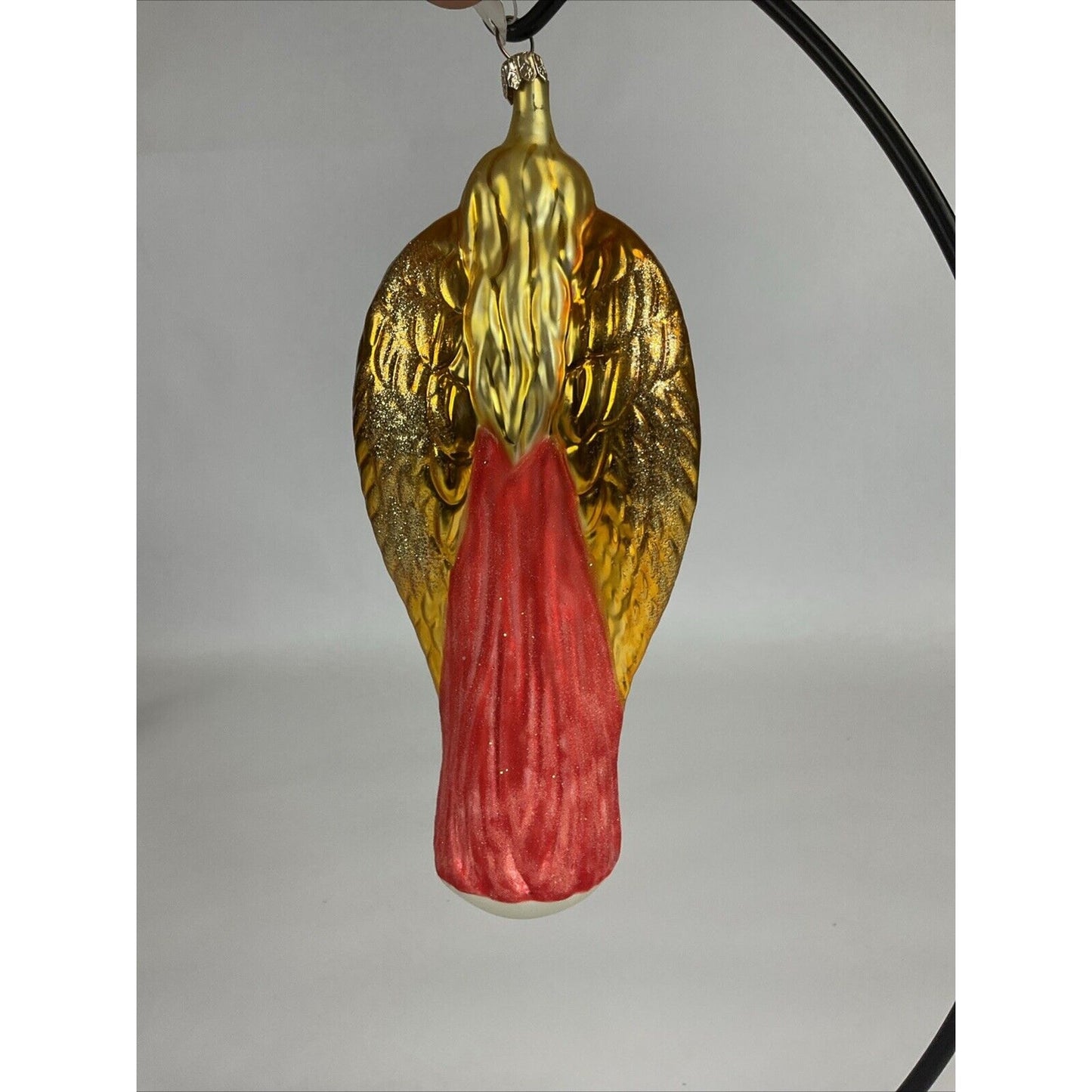 Vintage Christopher Radko Choir Angels Pink & Gold Christmas Ornament