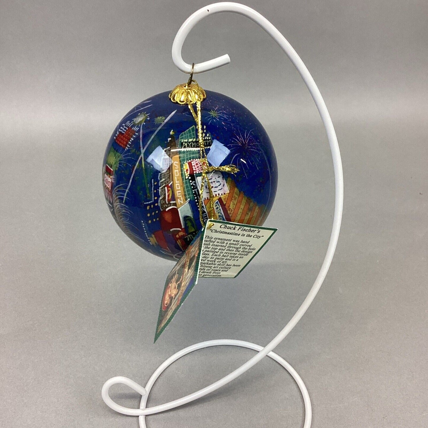 Chuck Fischer’s Christmas In The City - New York Times Square - Handpainted