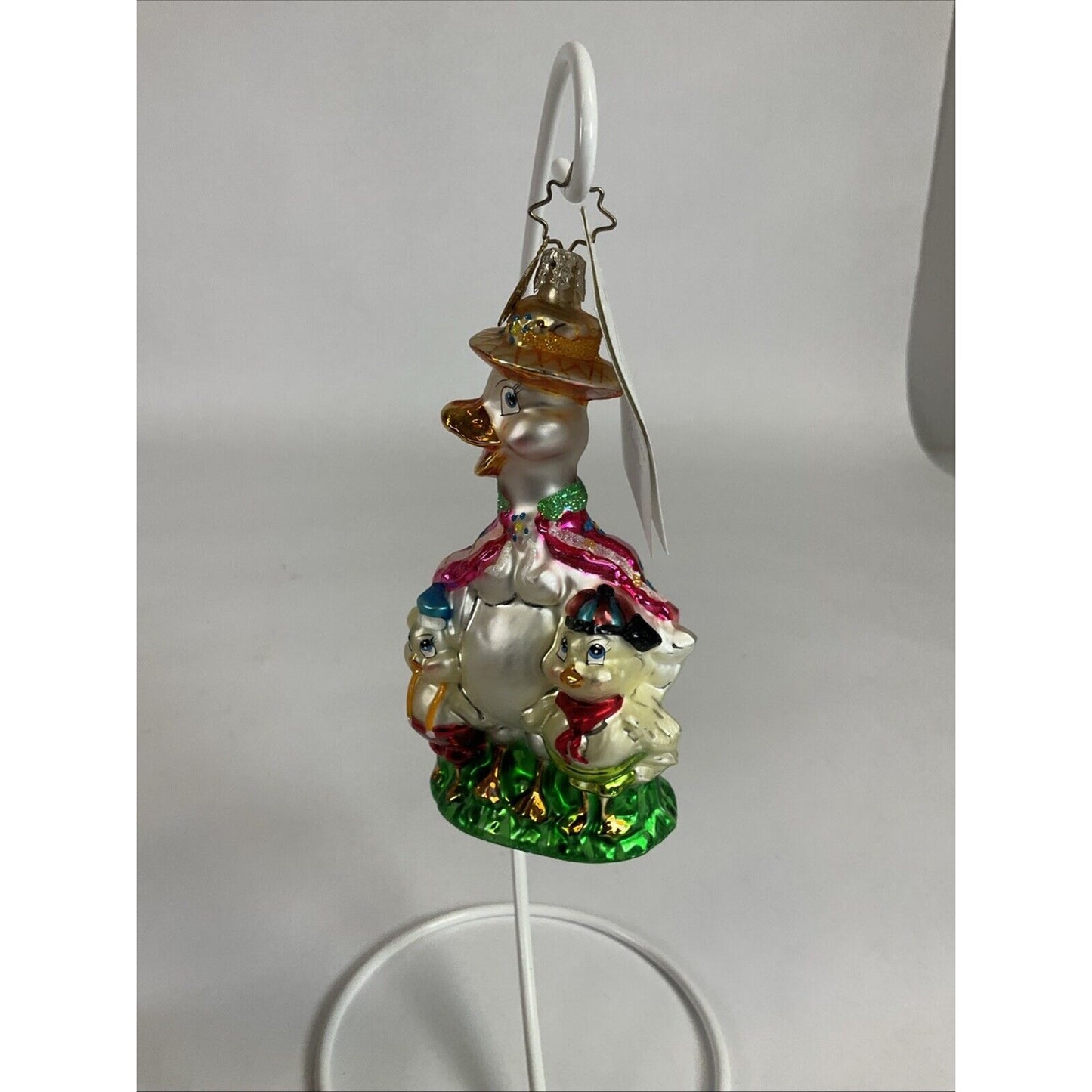Vintage Christopher Radko Christmas Holiday Ornaments Goose Gaggle / Damaged