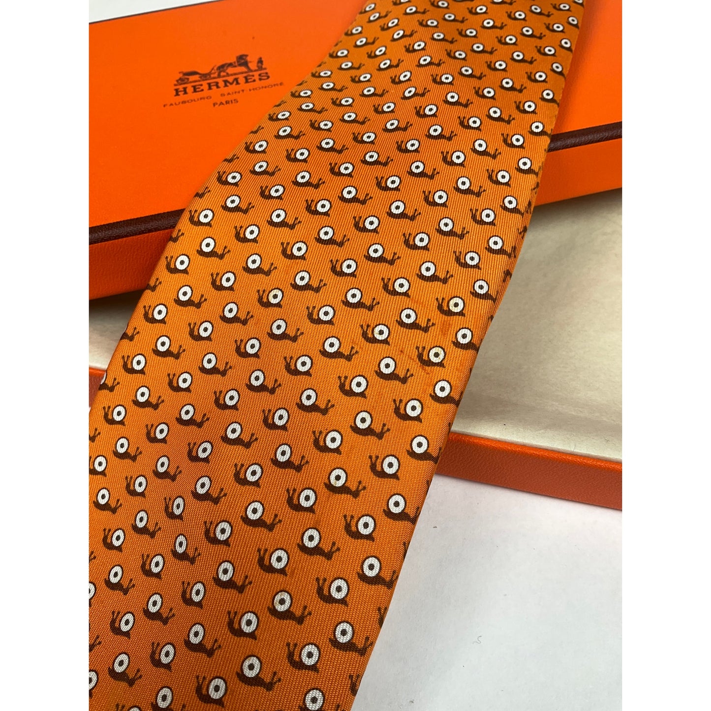 Men’s Hermès Snail Tie REF:5342 TA | No Box