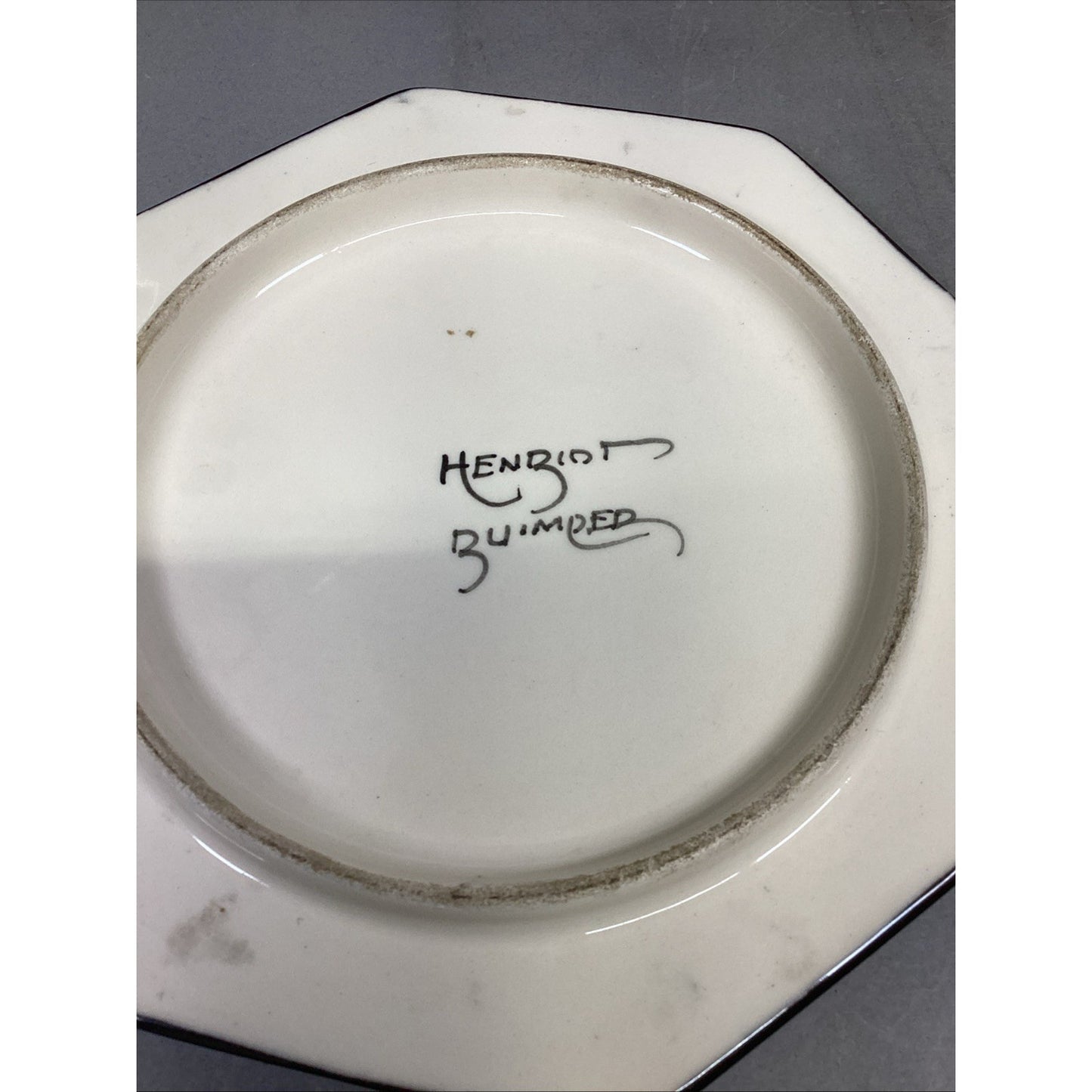 Set Of 3 Henriot Quimper Ceramic Decorative Wall Plates W/ 1 Coaster - France
