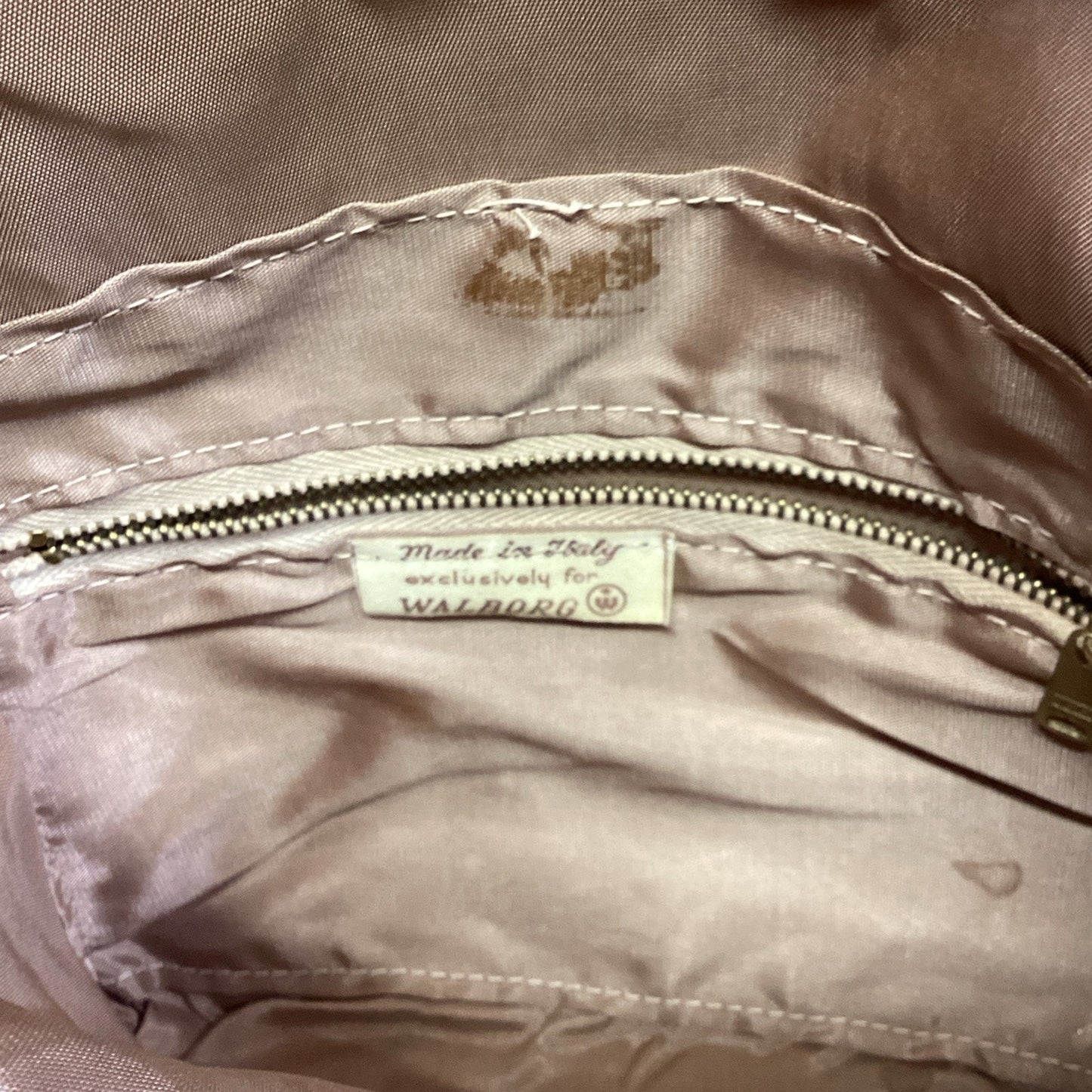 Vintage Beautiful 1940’s Walborg Tapestry Purse Shoulder Bag - Made In Italy