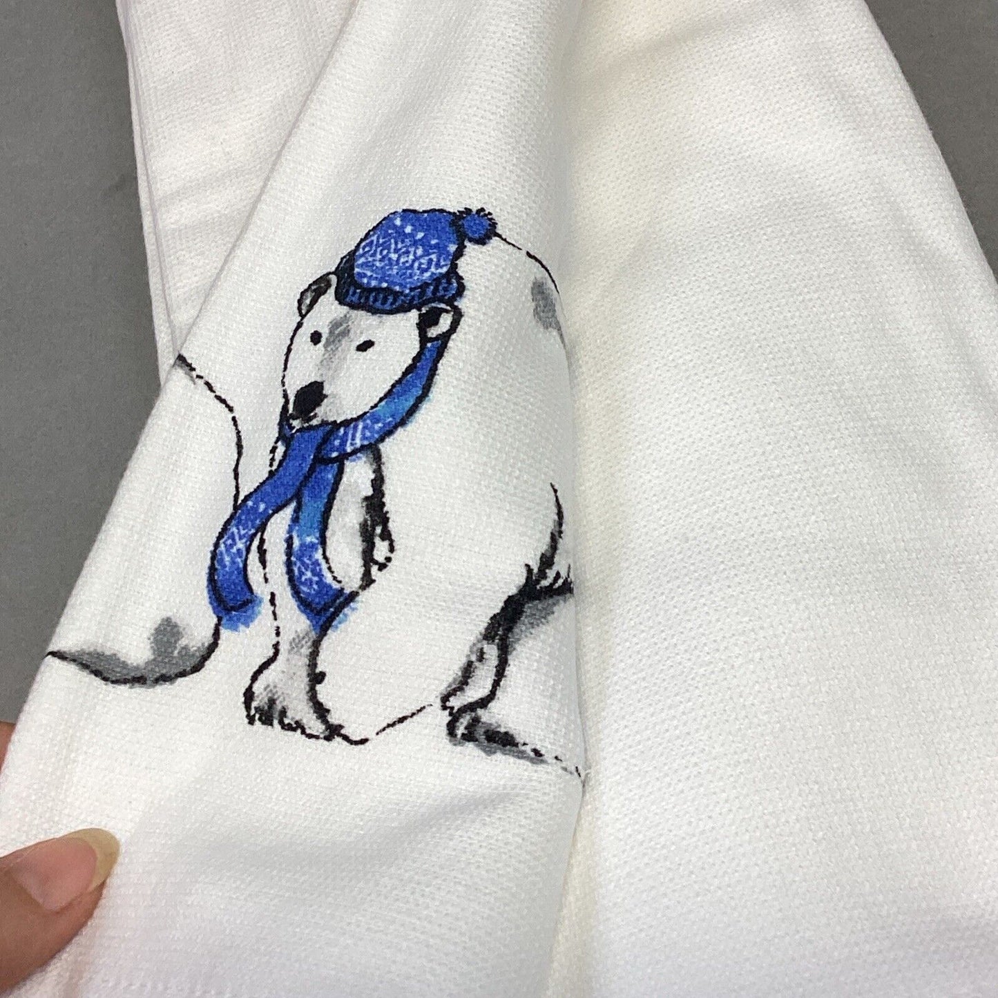 2 Balsam & Fir Polar Bear Kitchen Towels, 1 Northwoods Terry Kitchen Towel