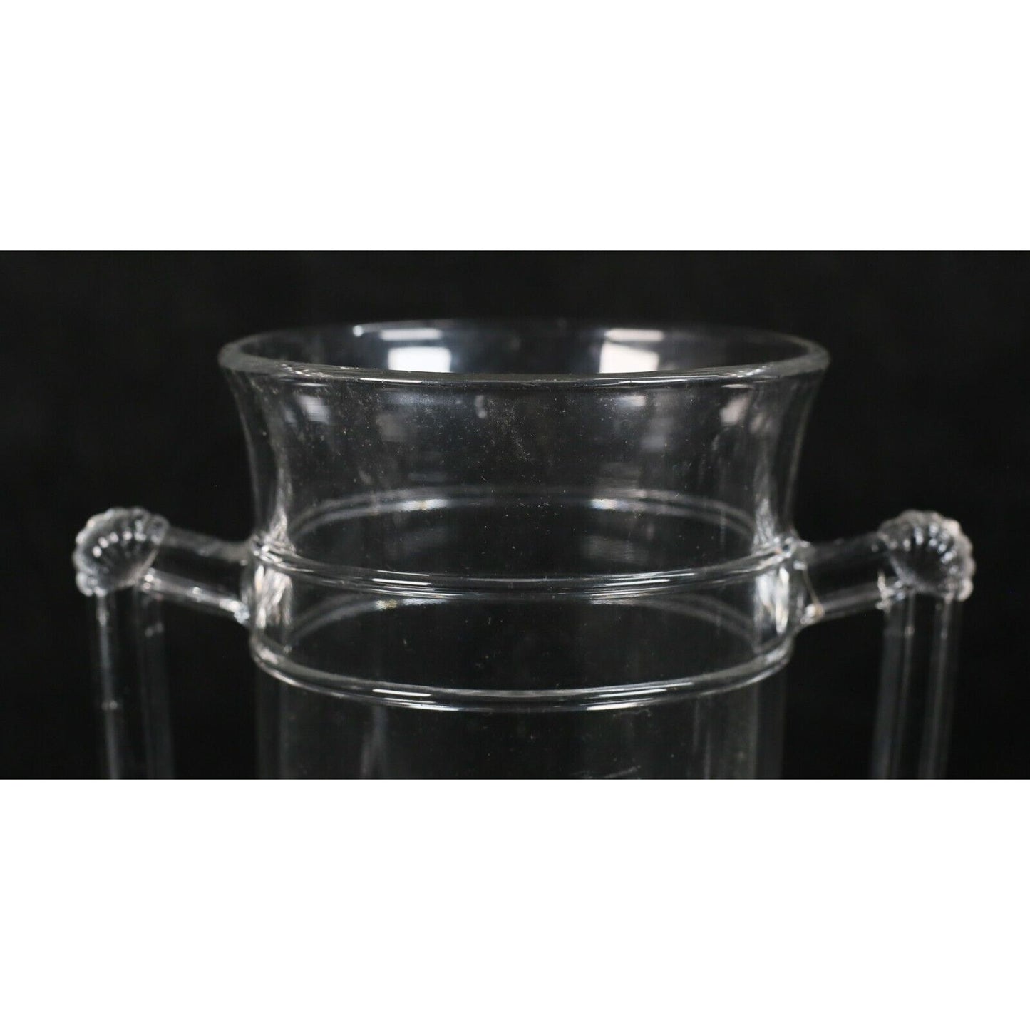3 Pieces Pressed Glass