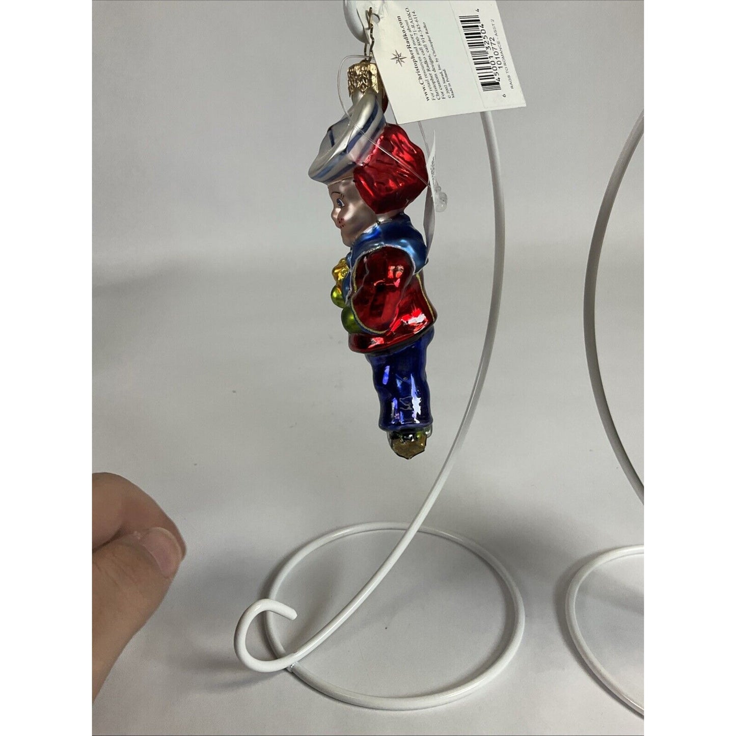 Radko Vintage King Henry VIII + Rags To Romance Boy Christmas Ornaments /Damaged