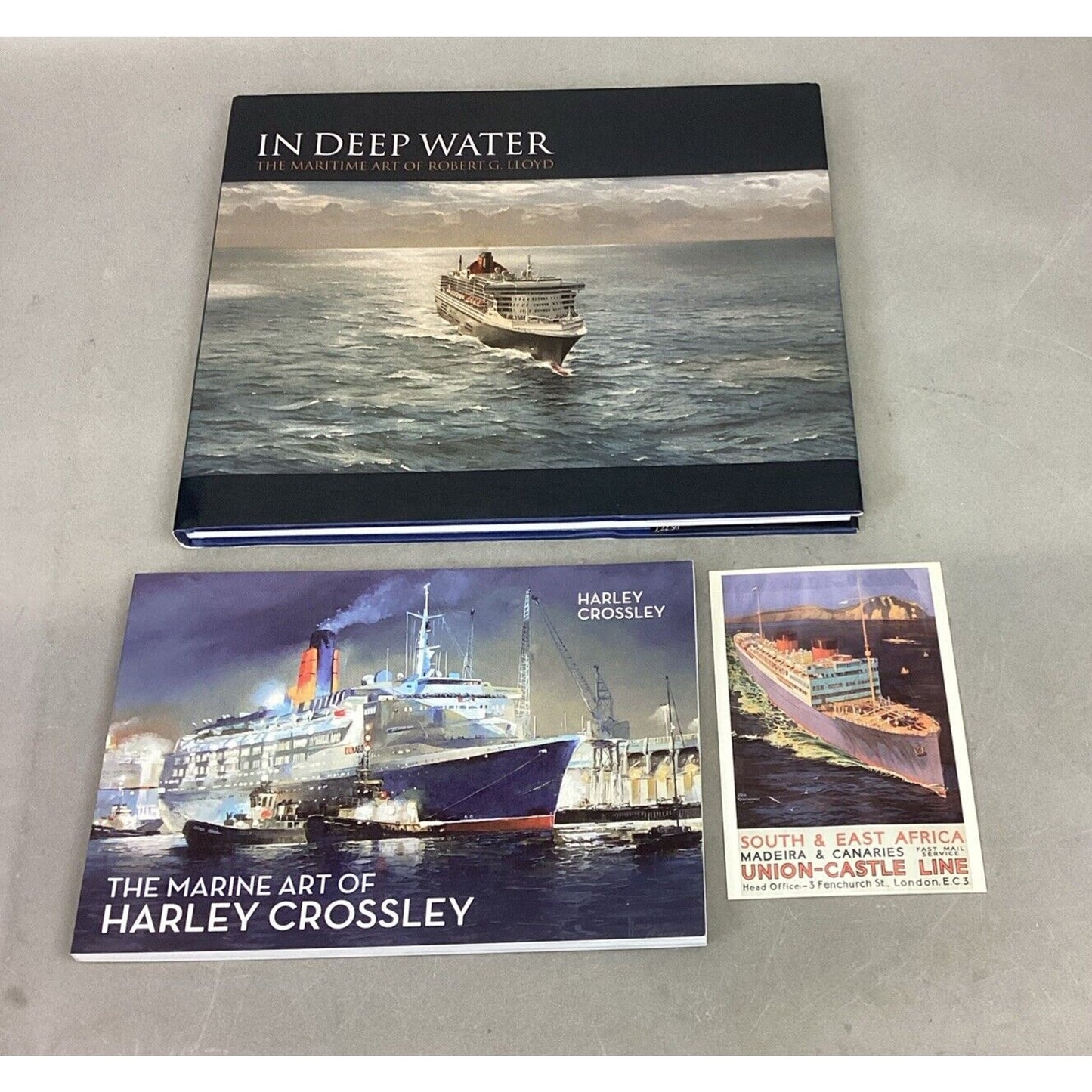 In Deep Water Maritime Art Of Robert Lloyd (Signed)/The Marine Art Of Harley C.