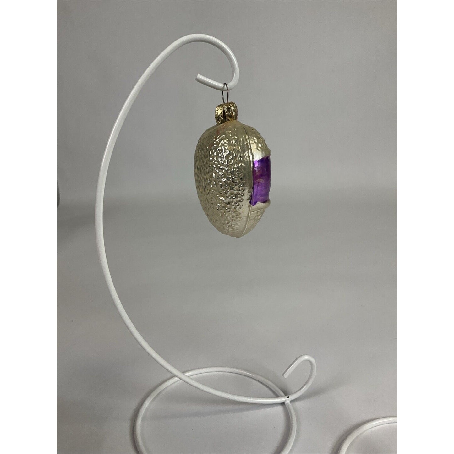 Glass Christmas Red Heart Gold Glitter + Silver Heart Merry Christmas Ornaments