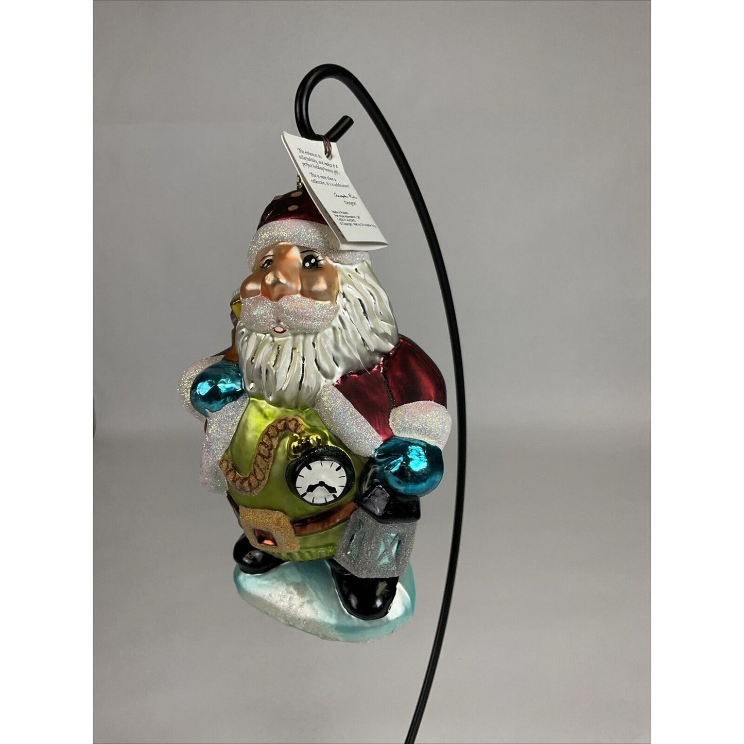Christopher Radko Vintage Santa Claus Night Watch Christmas Ornament