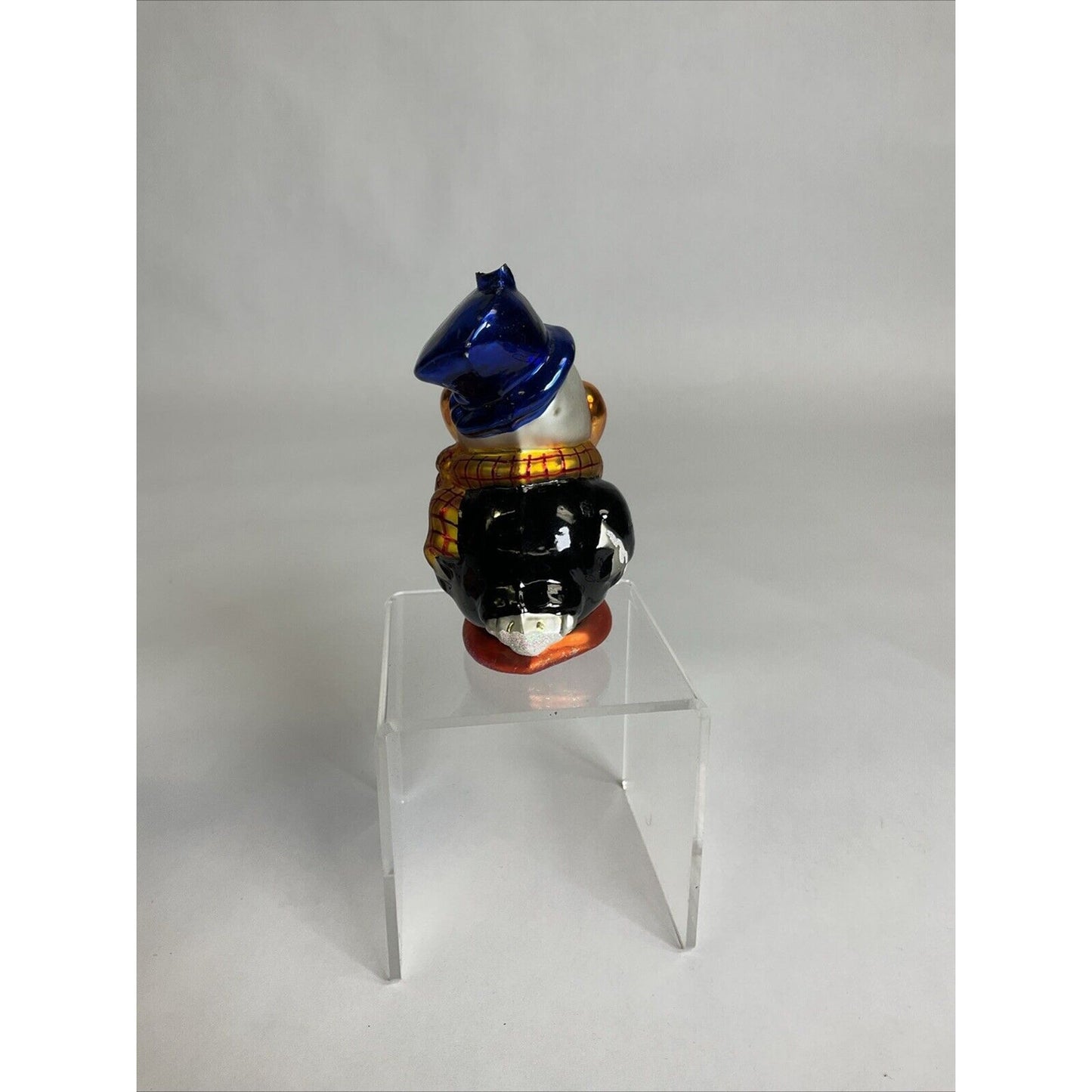 Christopher Radko Tropical Pelican Pete + Christmas Cabin Ornament / Damaged