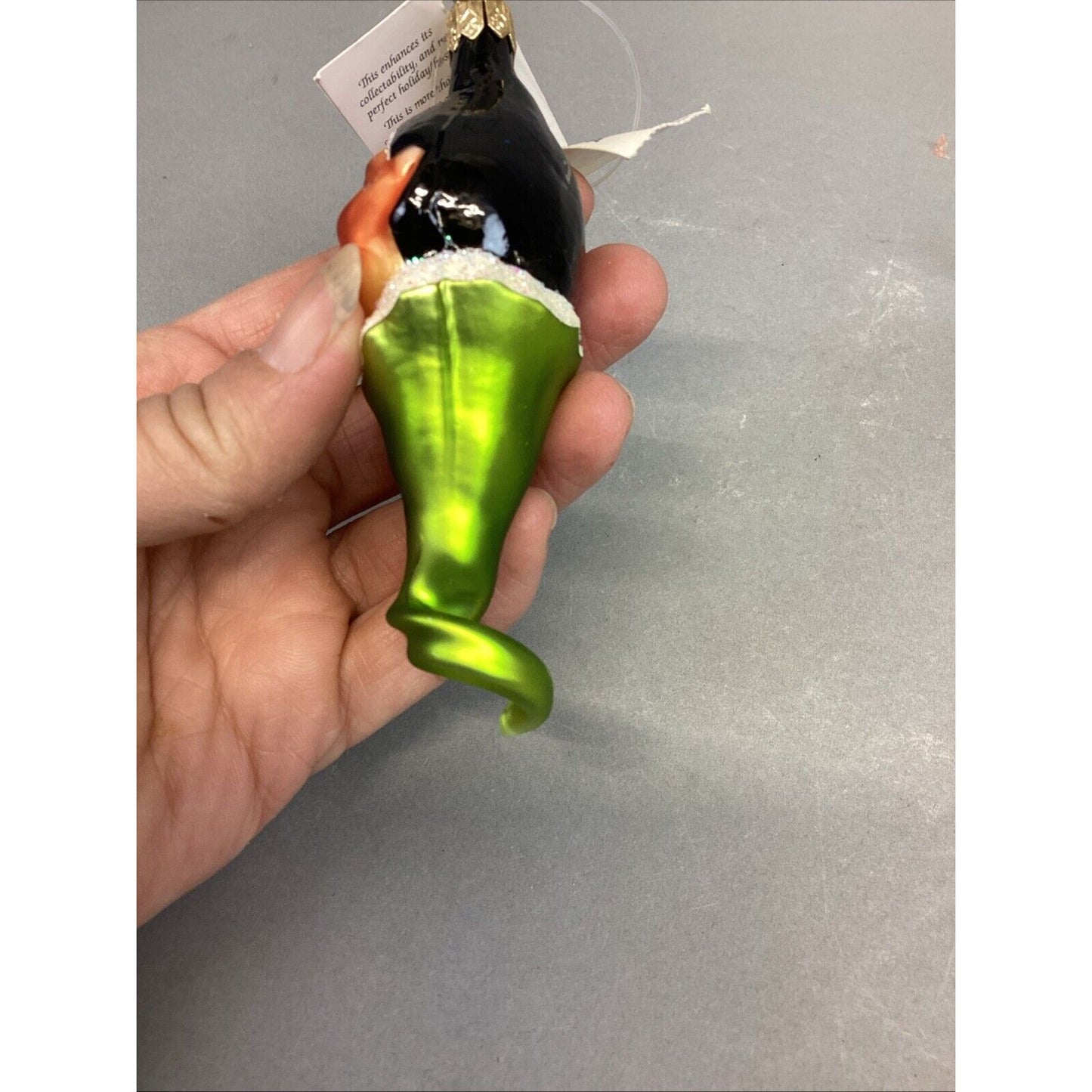 Radko Halloween Clown Snake 89-060-8 Ornament - Tail Is Damaged - W/ Tags