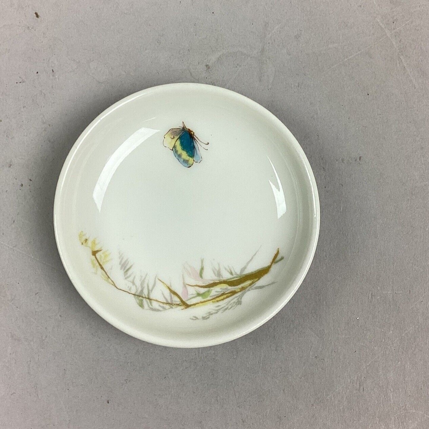 Haviland Limoges Butterfly Trinket Dish - 2 3/4”