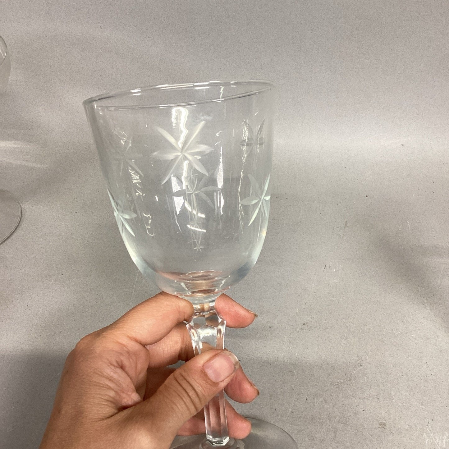 Lot Of 6 Margarita Glasses With 3 Other Glasses