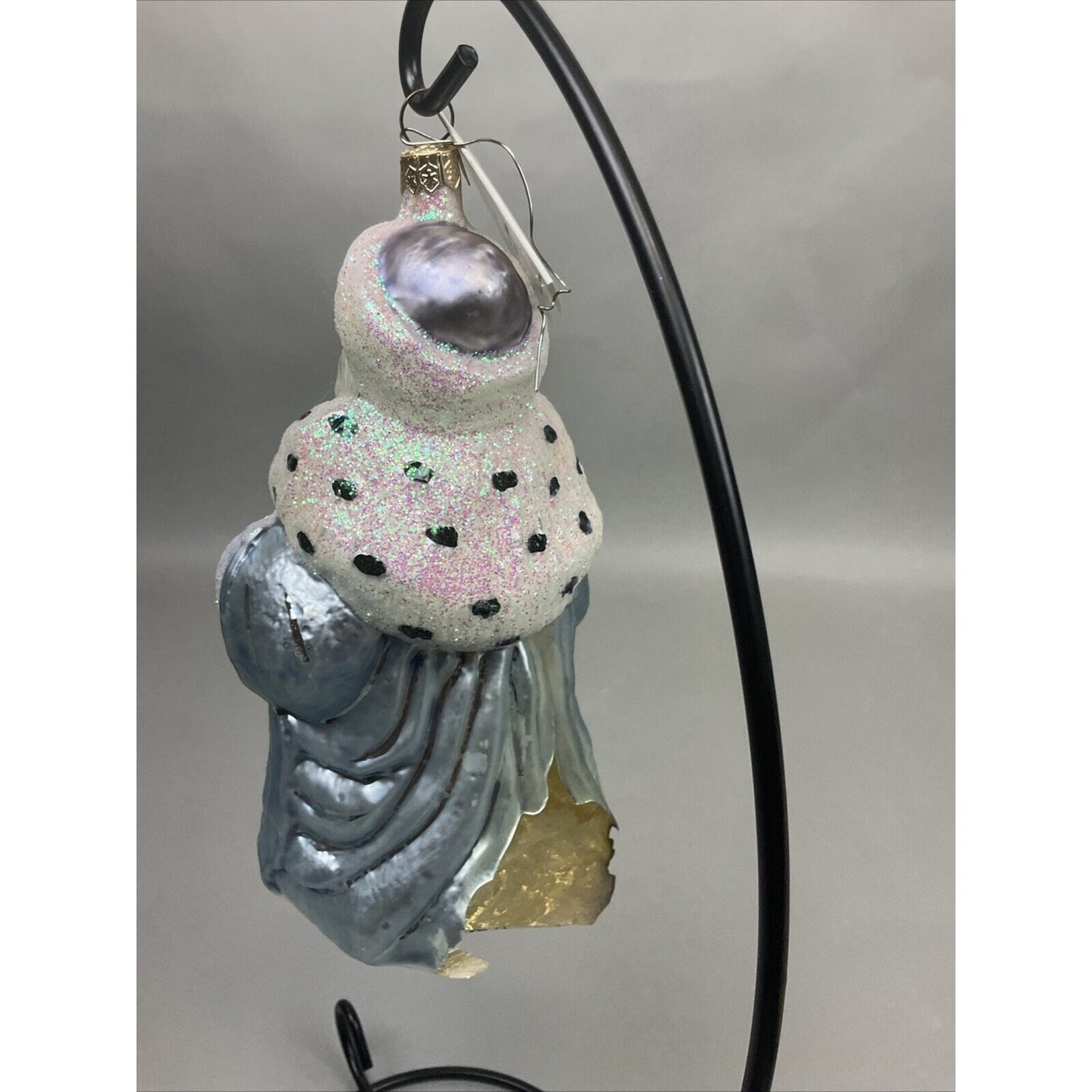 Radko “Highland Eleven” + “Winter Dream Santa” Christmas Ornaments / Damaged
