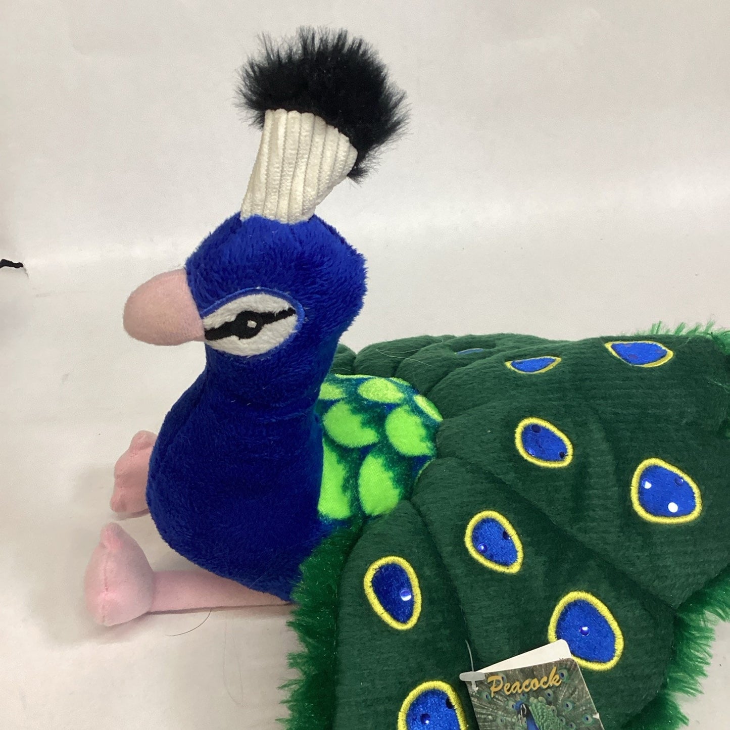 Fiesta Peacock 12" Plush Stuffed Animal Toy - 2018 - NWT