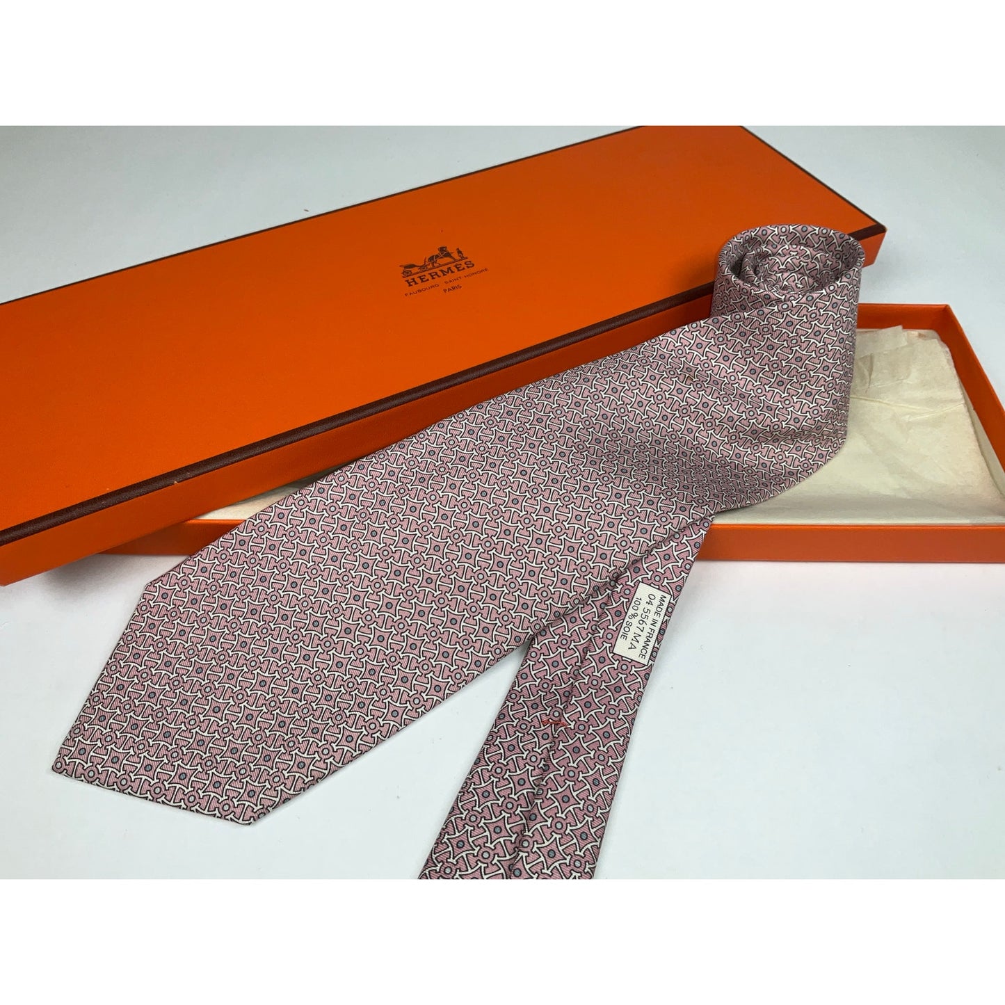 Men’s Hermes Geometric Tie REF: 045567 | No Box