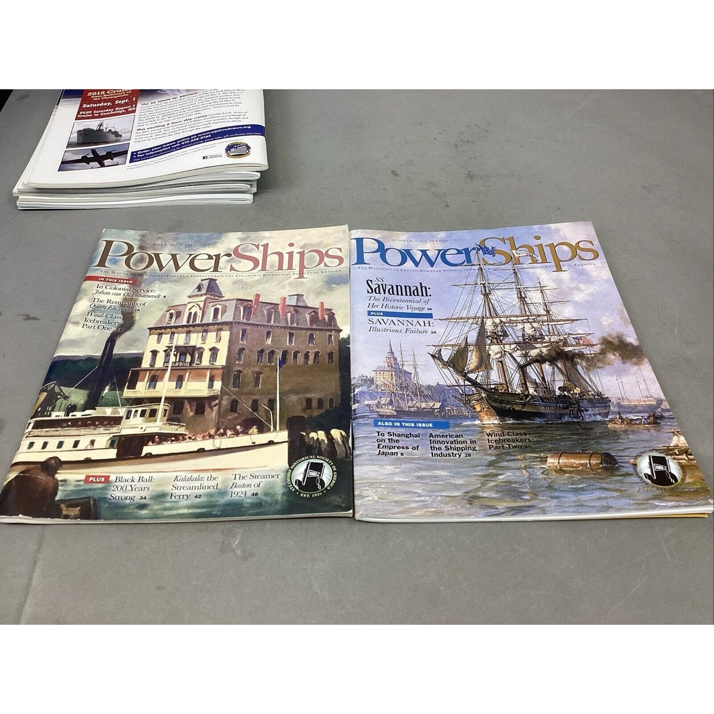 Lot Of 13 - Power Ships Magazines - 2012, 2017-2020