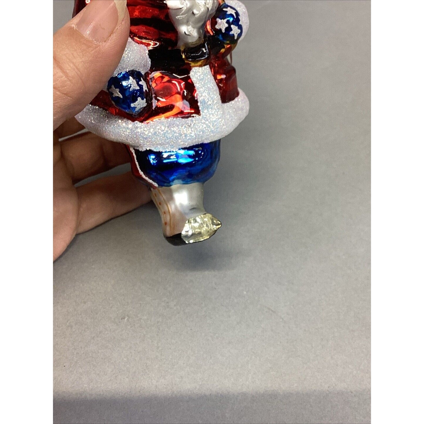 Radko A Little Pop Of Music & Patriot Parade Christmas Ornaments - Damaged