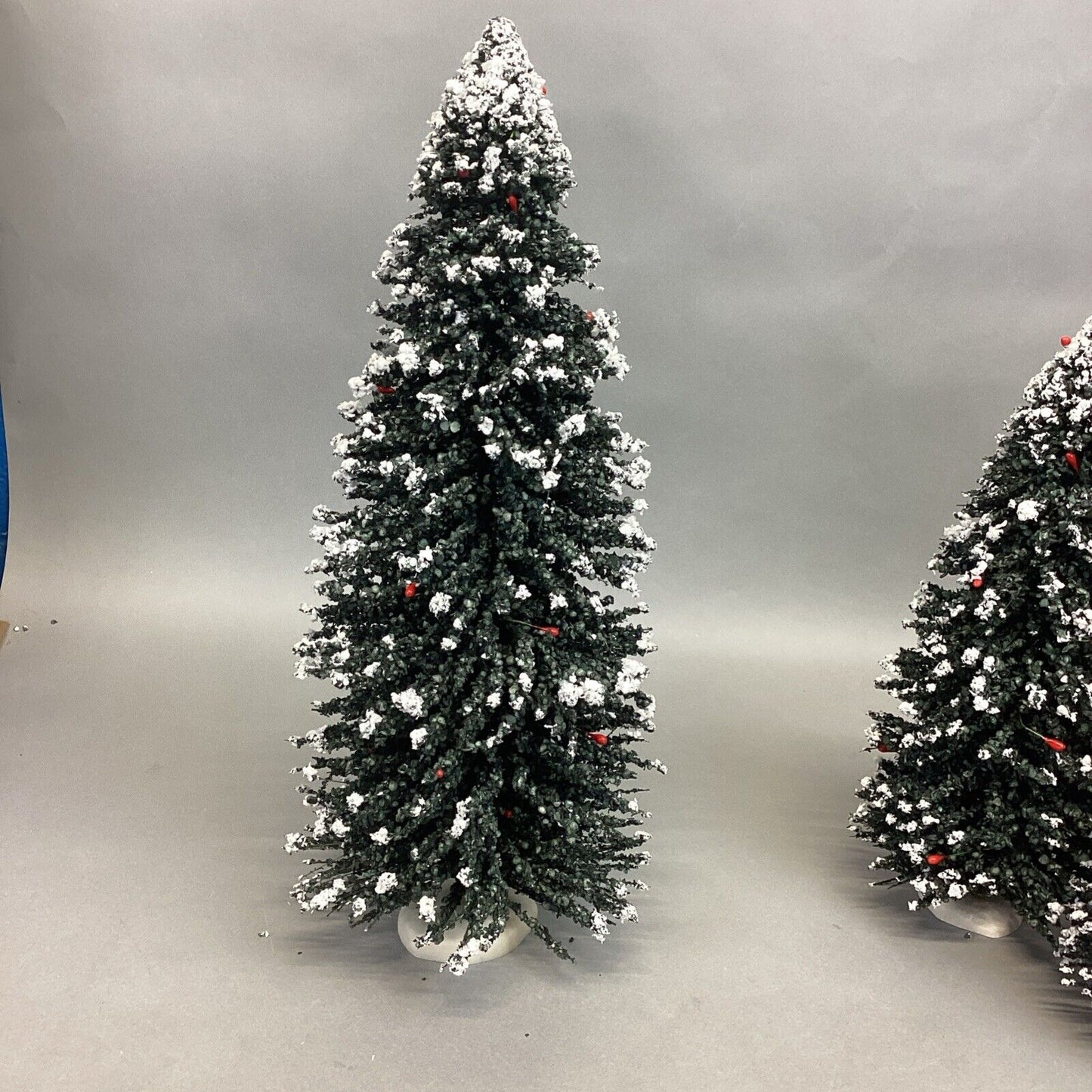 Set Of 3 Byers Choice Snow Capped Christmas Trees