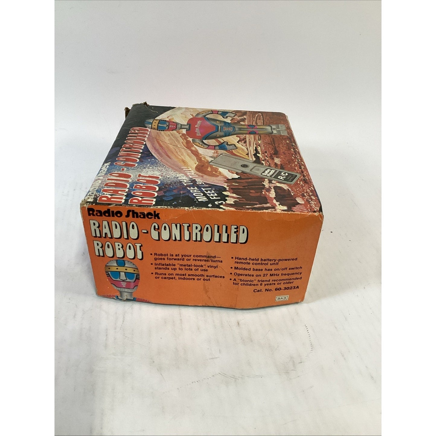 Radio Shack Radio-Controlled Toy with Remote, Model 60-3023A Incomplete
