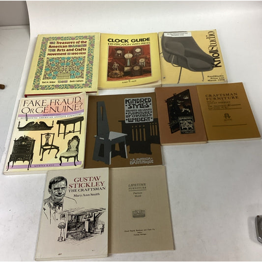 Lot Of Vintage Furniture Books And Catalogs - Clock Guide, Furniture Price List