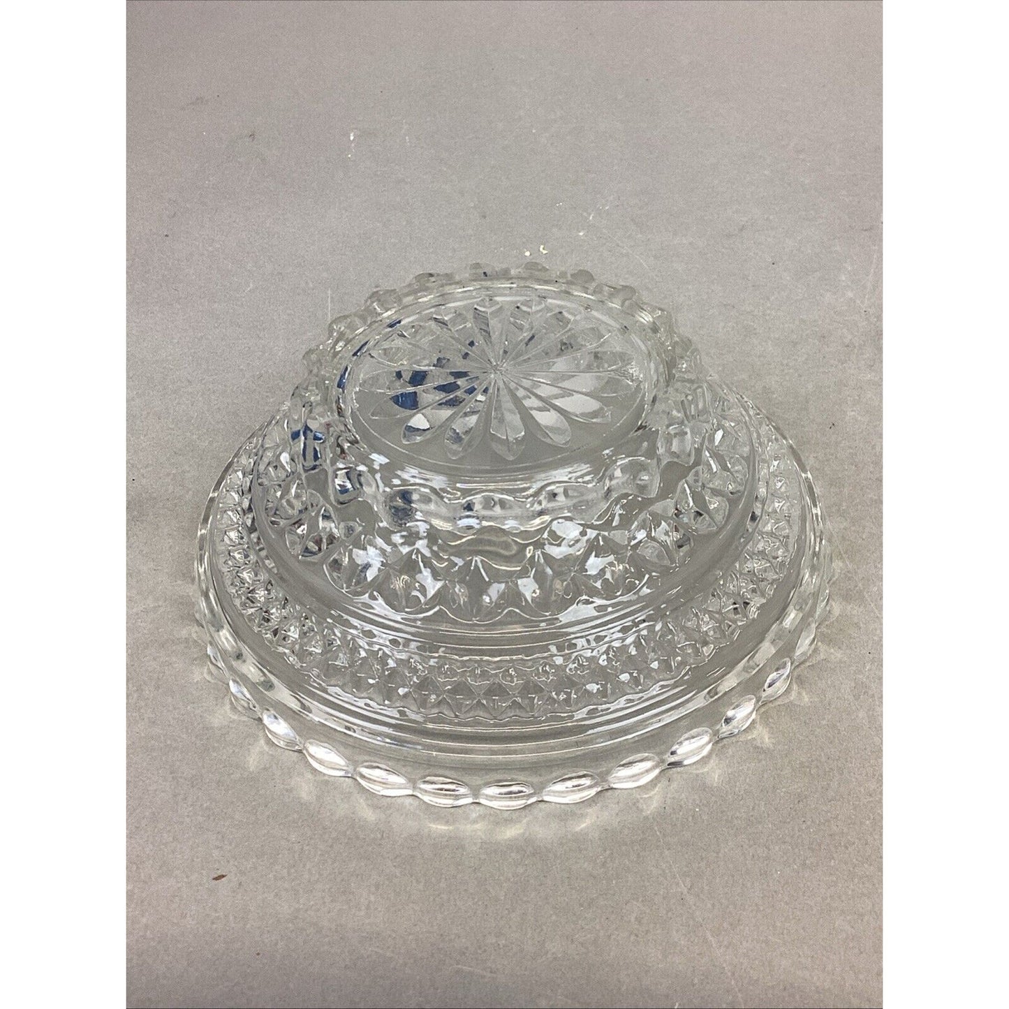 Set Of 2 Anchor Hocking Wexford Small Bowl & Indiana Glass Divided Serving Tray