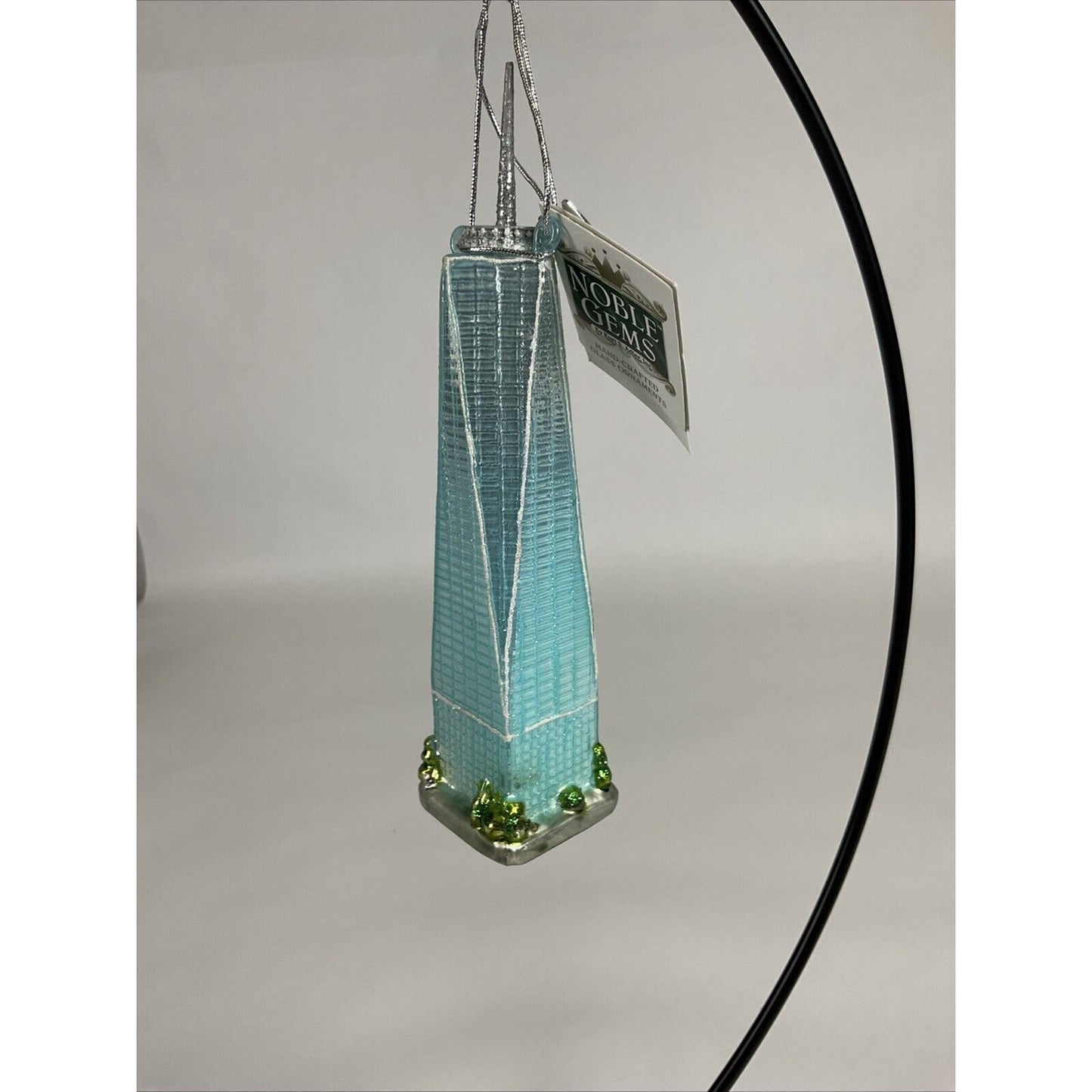 Kurt Adler Noble Gems Freedom Tower Ornament