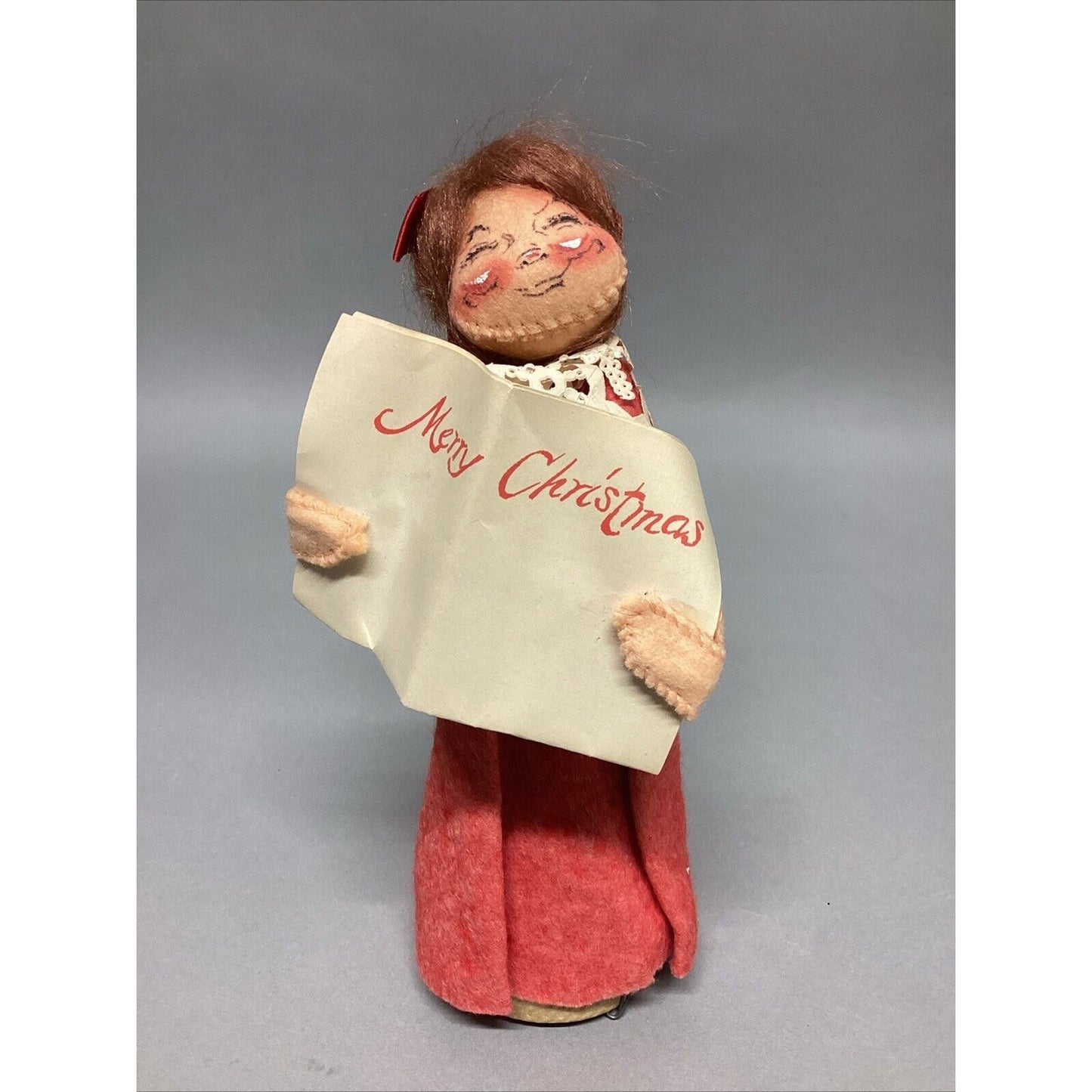 Vintage 1970 Annalee Singing Choir Girls Set of 3 Christmas Dolls