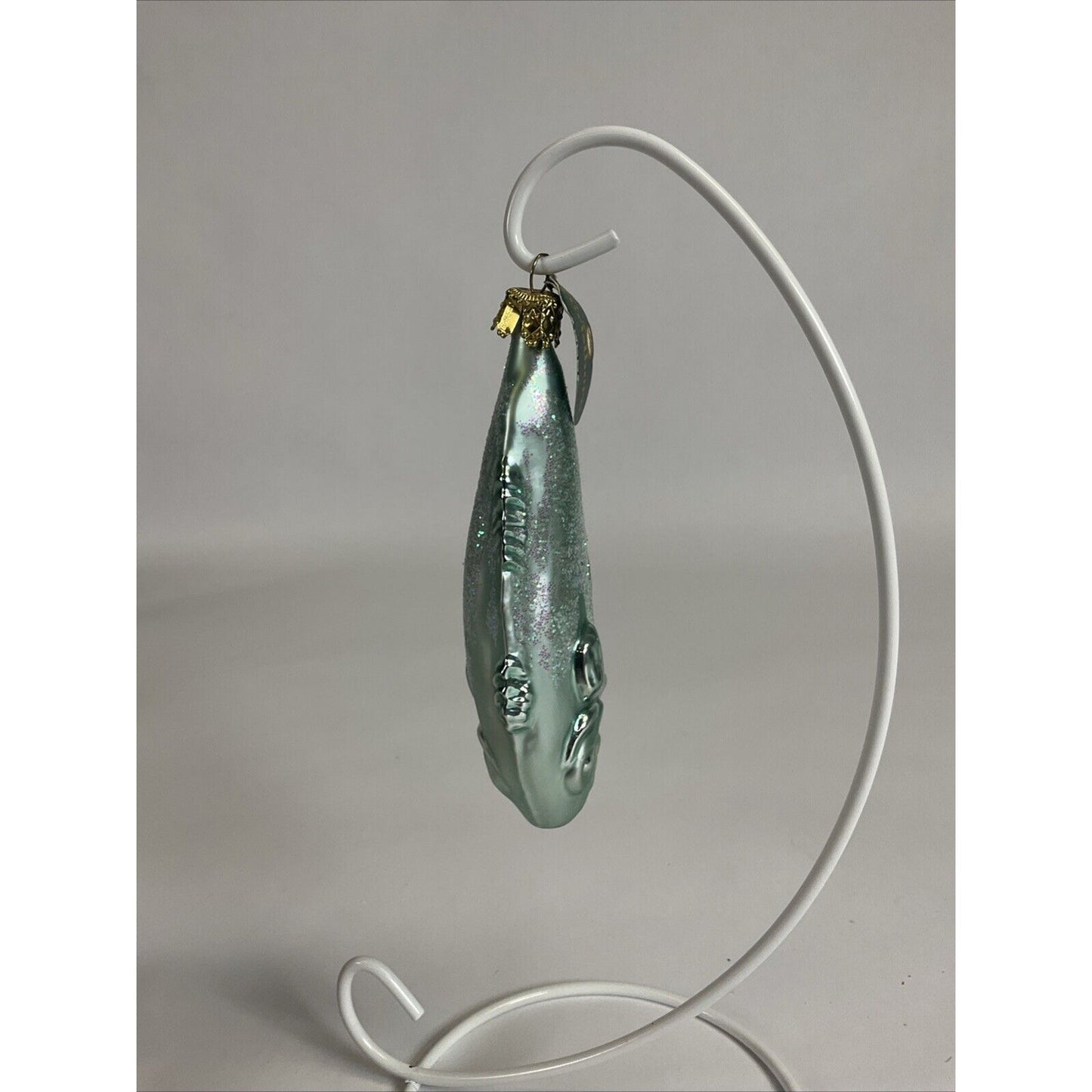 Christborn Glass Figural Fish Christmas Ornament