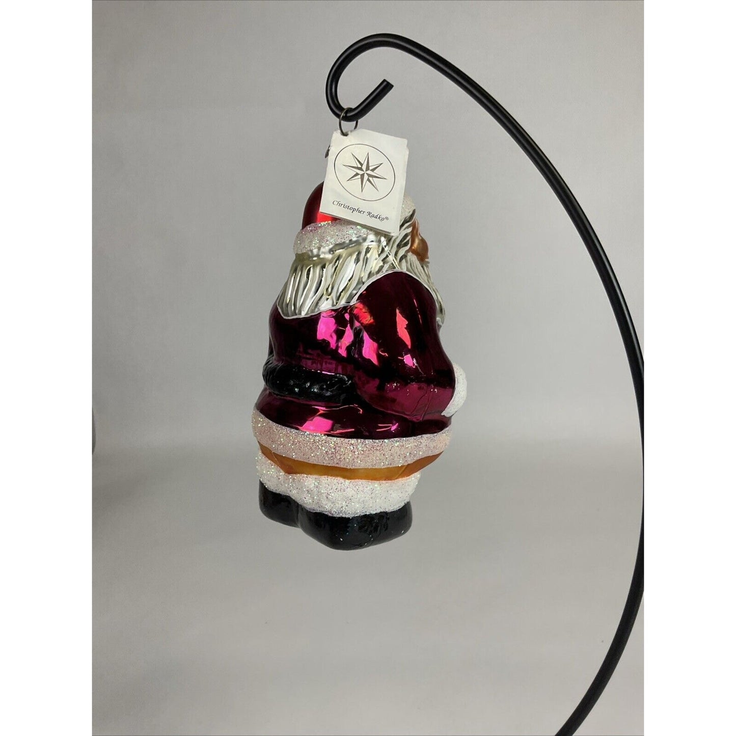 Radko ROUND ABOUT SANTA Christmas Ornament LARGE