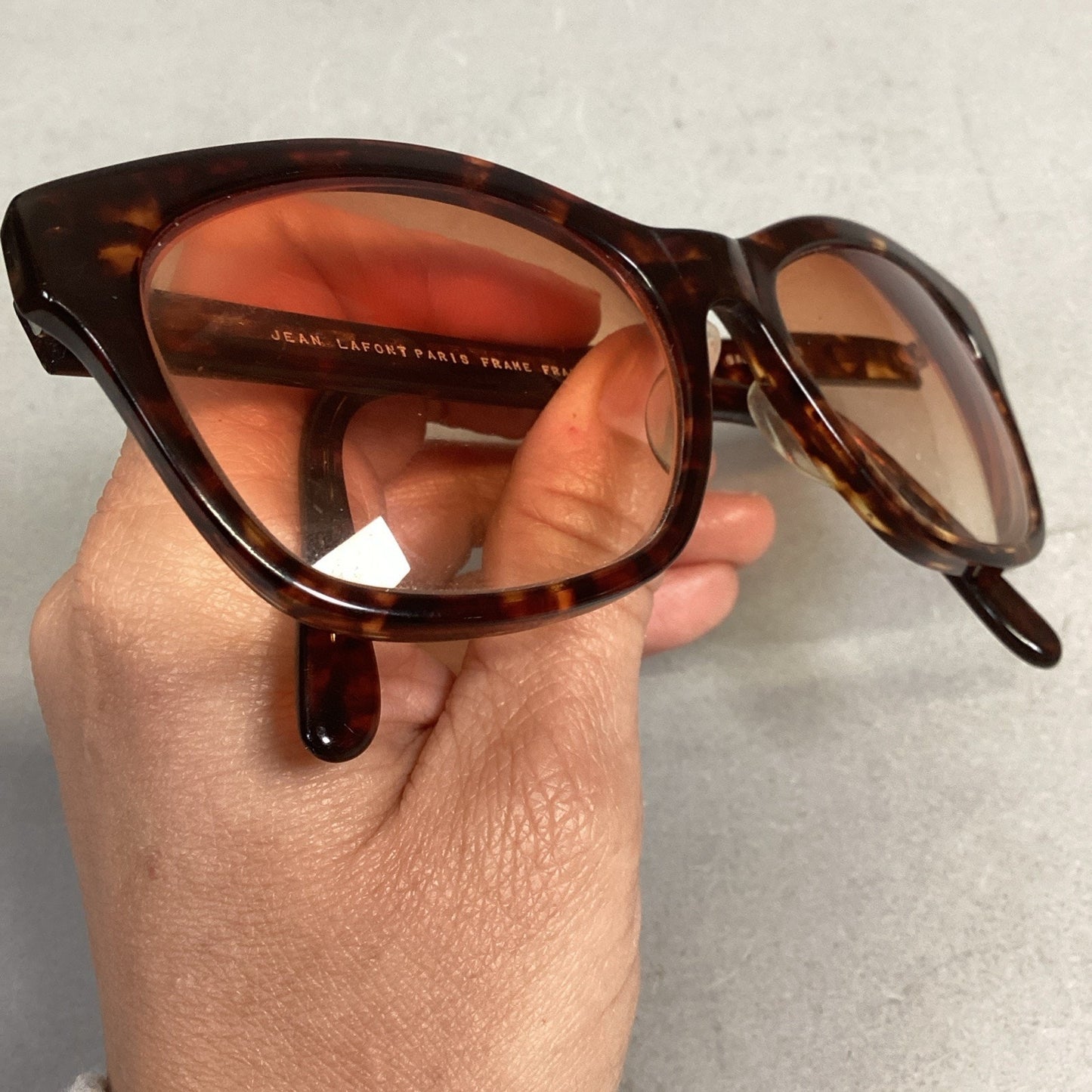 Jean Lafont Paris Frame Gang A35 Women’s Tortoise Sunglasses - Made In France