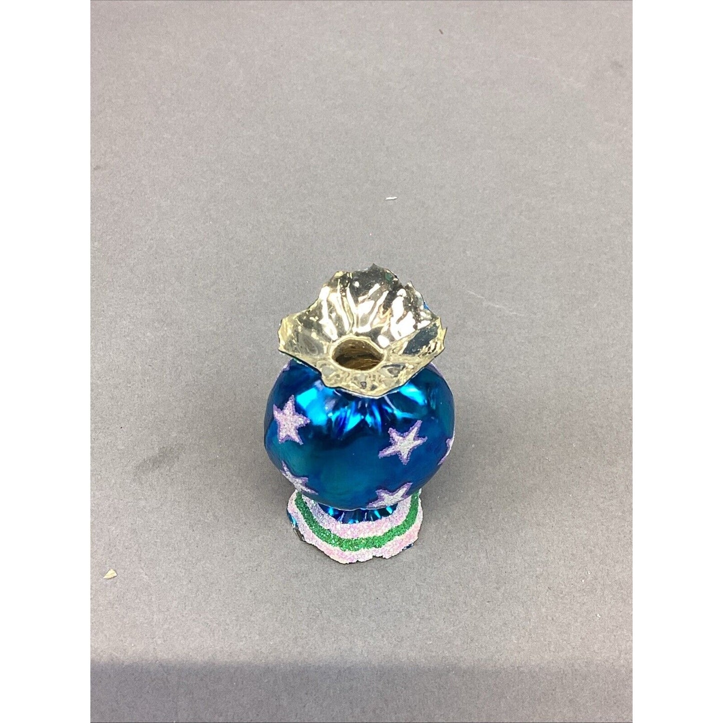 4 Glass Christmas Ornaments - Damaged