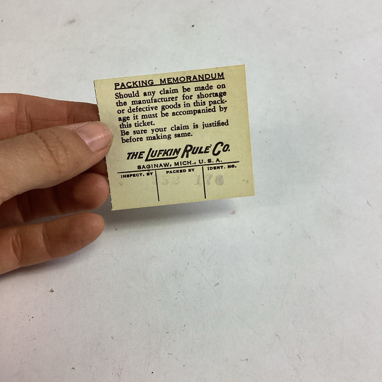 Vintage Lufkin Ni-Clad Royal Steel Tape #433 - 50 Ft - W/ Instructions & Box