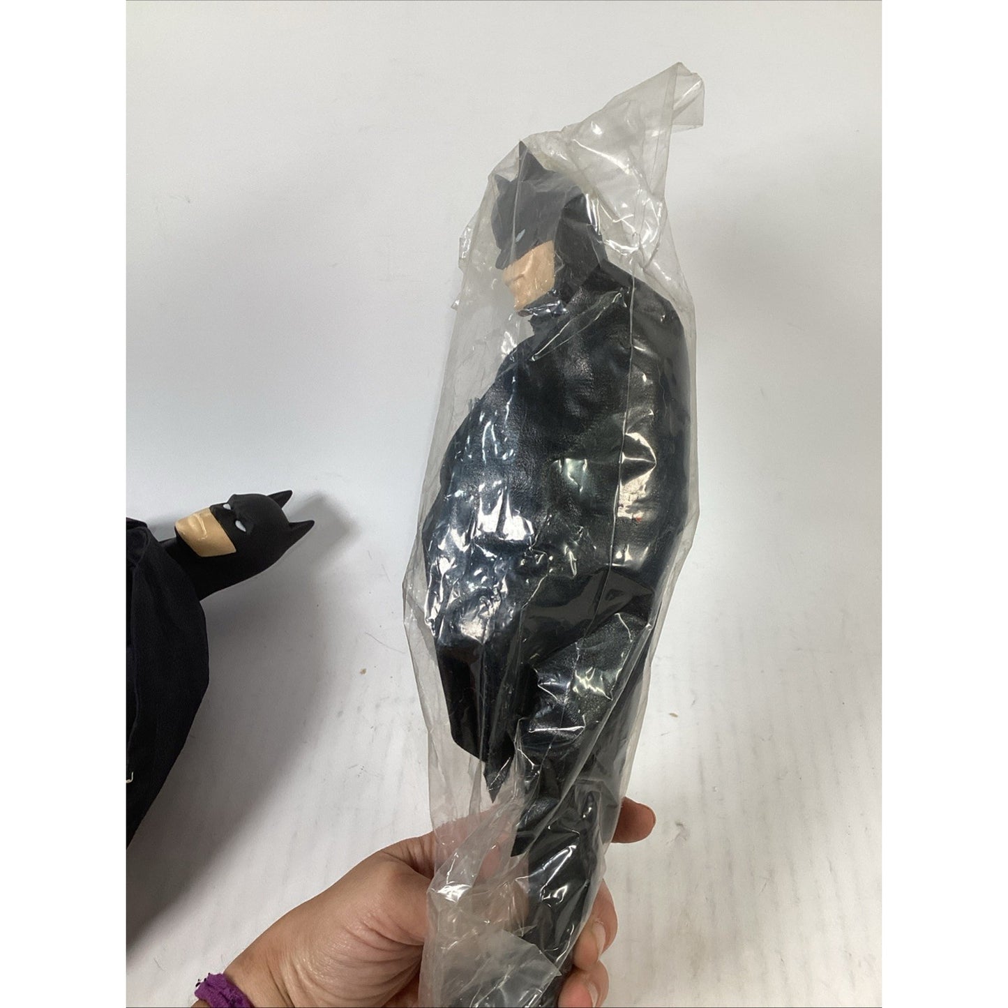 Lot of 2 Vintage 1989 NOS Batman Figures -15.5” Batman Plush & 11” Action Figure