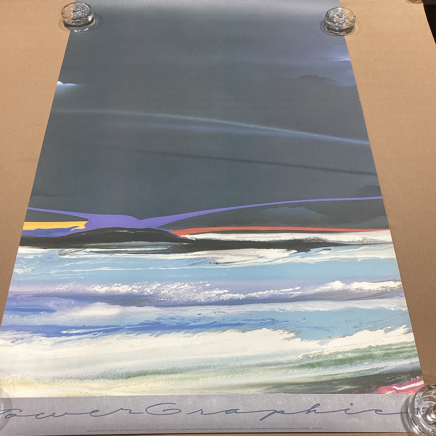 1986 Robert Aaron Young Lithograph Poster - 39x24”