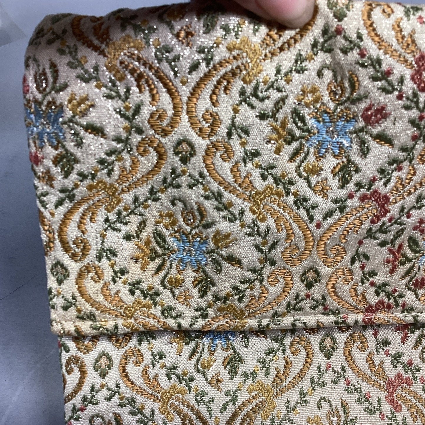 Vintage Beautiful 1940’s Walborg Tapestry Purse Shoulder Bag - Made In Italy
