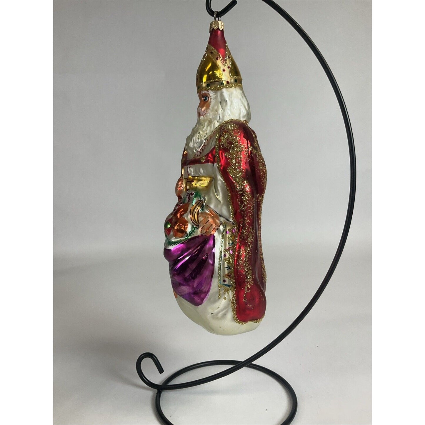 Christopher Radko THE BISHOP St. Nicholas Christmas Ornament Red Robe 1995