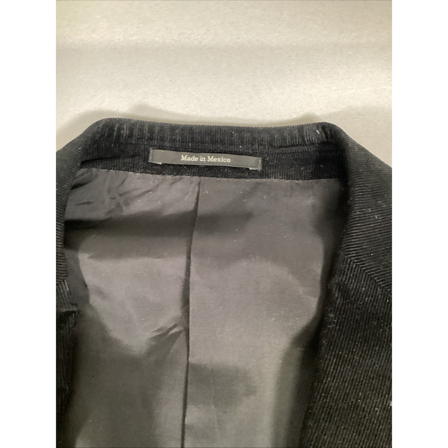 Zegna Men’s Black Velour Blazer Jacket
