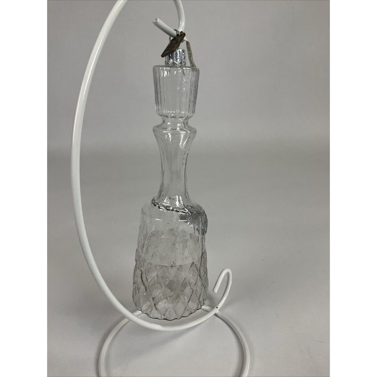 EC Eric Cortina Poland Glass Vodka Bottle Christmas Ornament