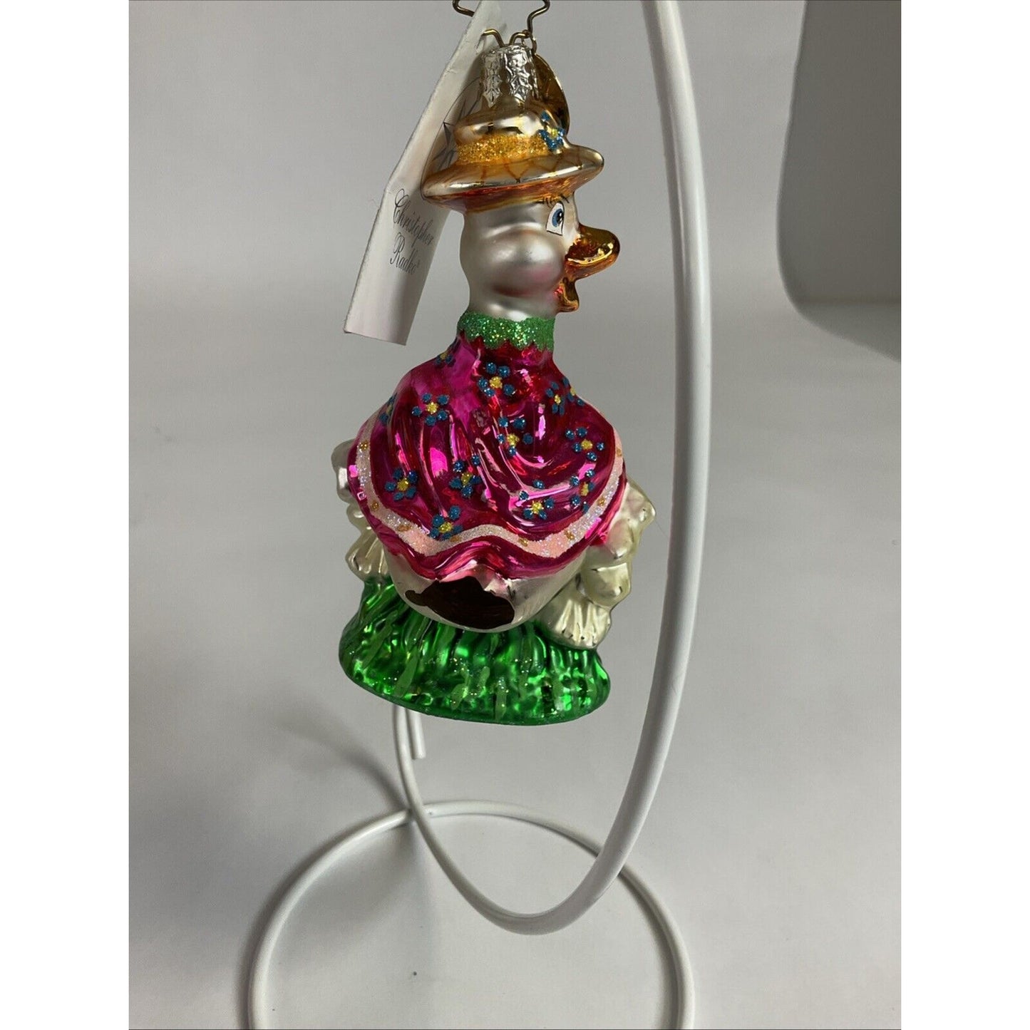 Vintage Christopher Radko Christmas Holiday Ornaments Goose Gaggle / Damaged