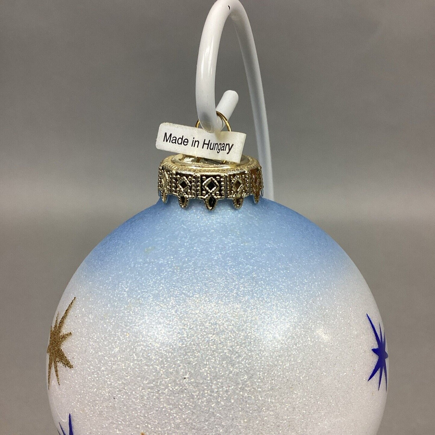 Christmas In Heaven - Personalized Hand Painted Glass Christmas Ornament