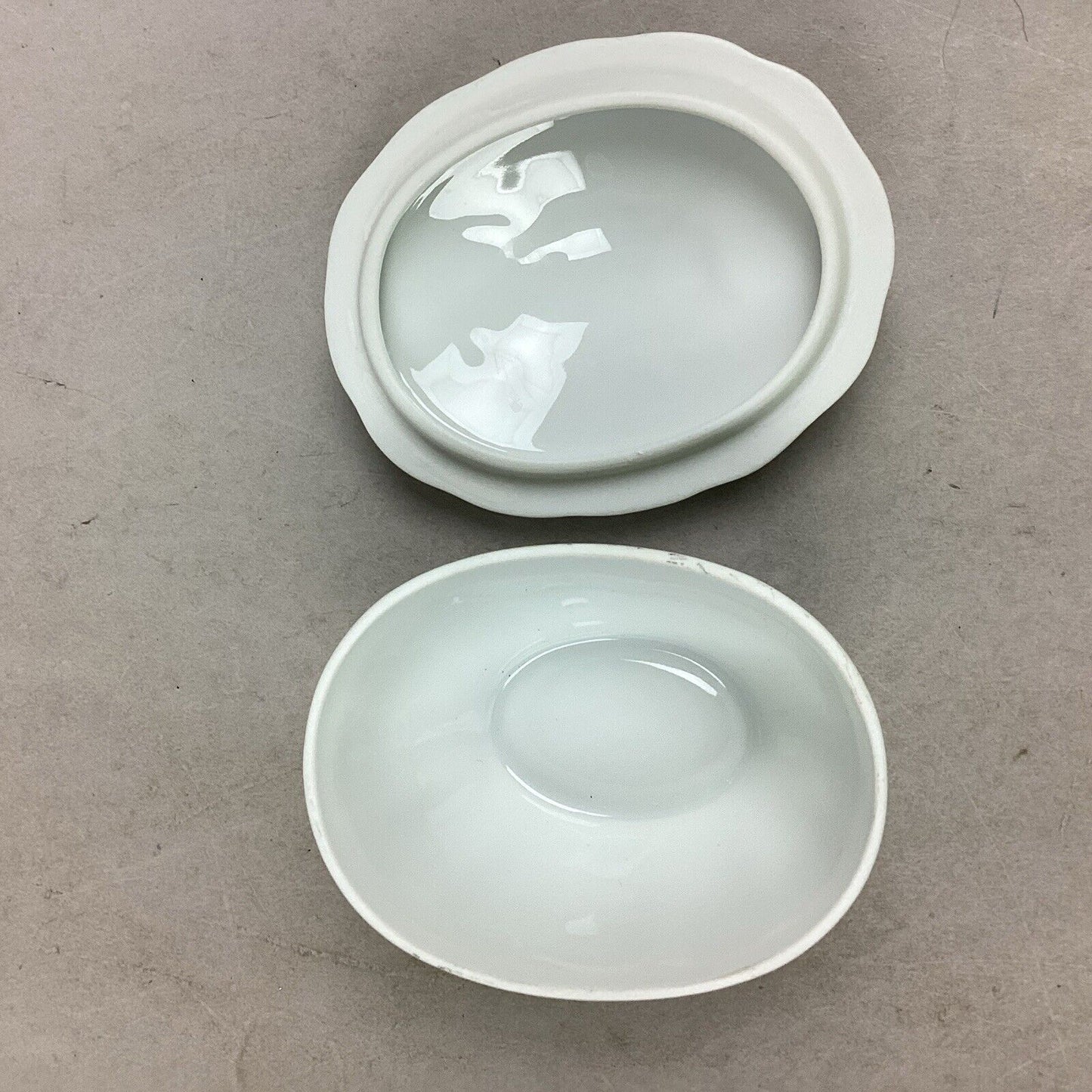 Limoges Porcelain Floral Lidded Trinket Box Candy Dish