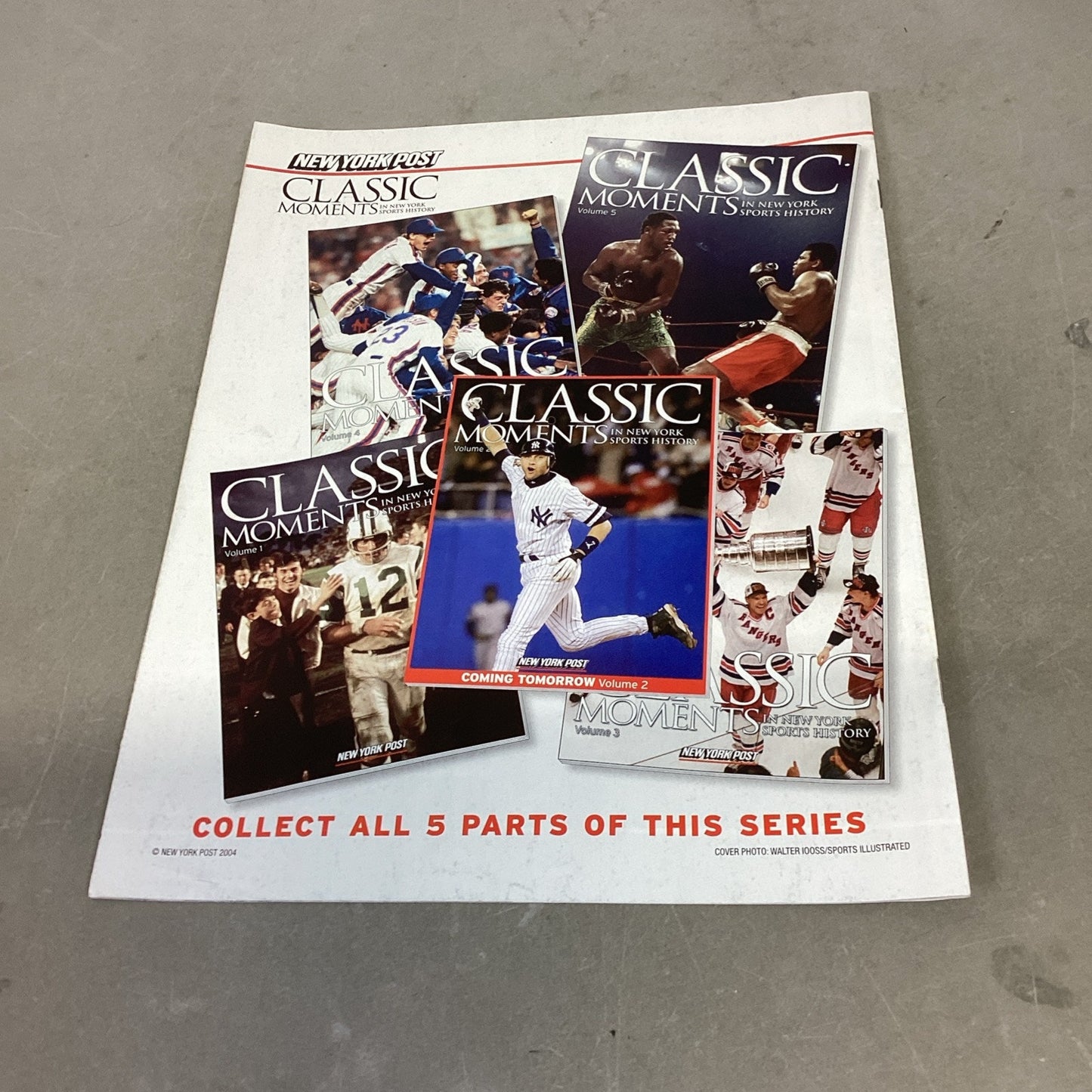 Lot Of 6 Sports Catalogs/Magazines - Bulls, Cubs, Boxing, Hockey, Football