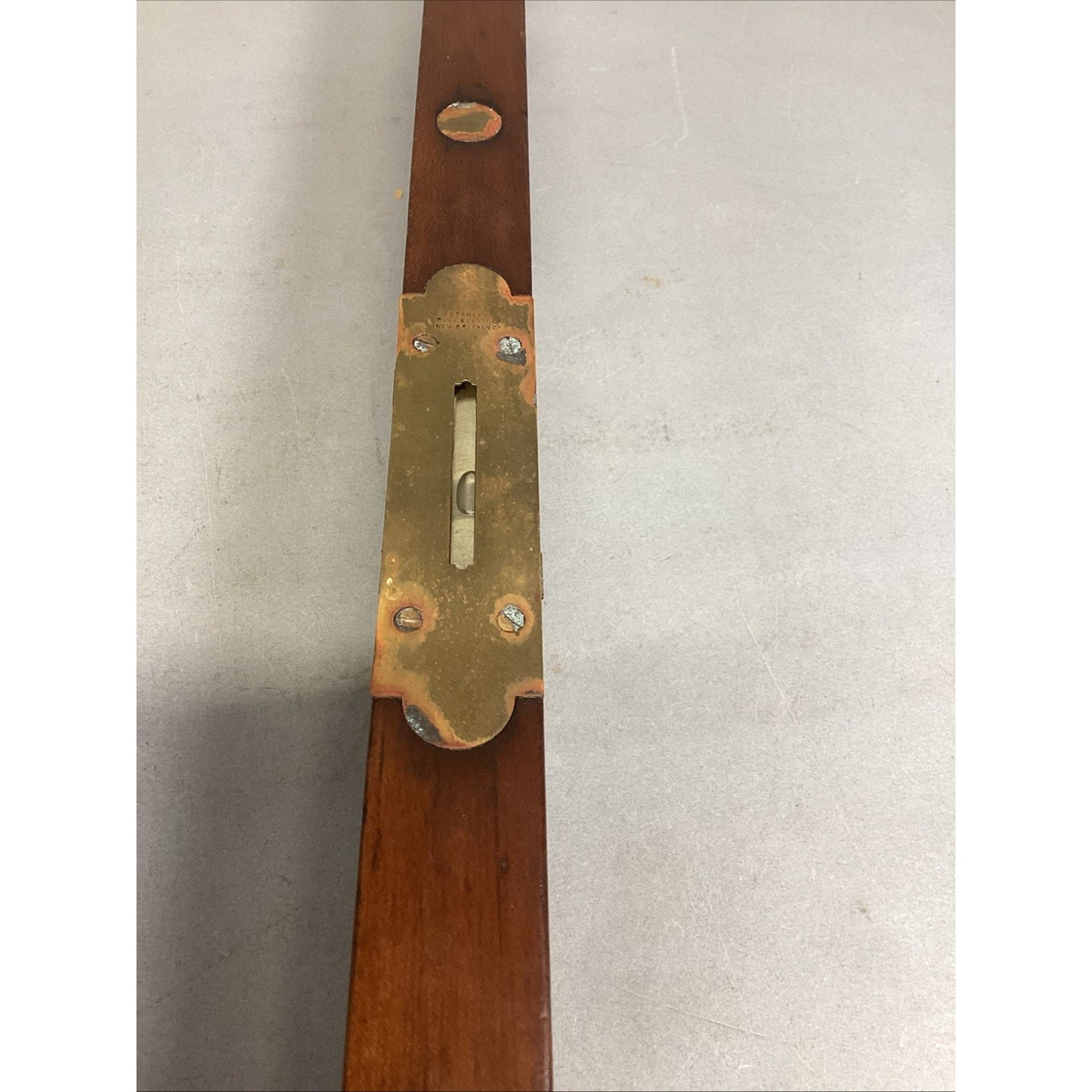 Stanley Rule & Level Co - Wood And Brass Level - 25 5/8”L - New Britain, CT.