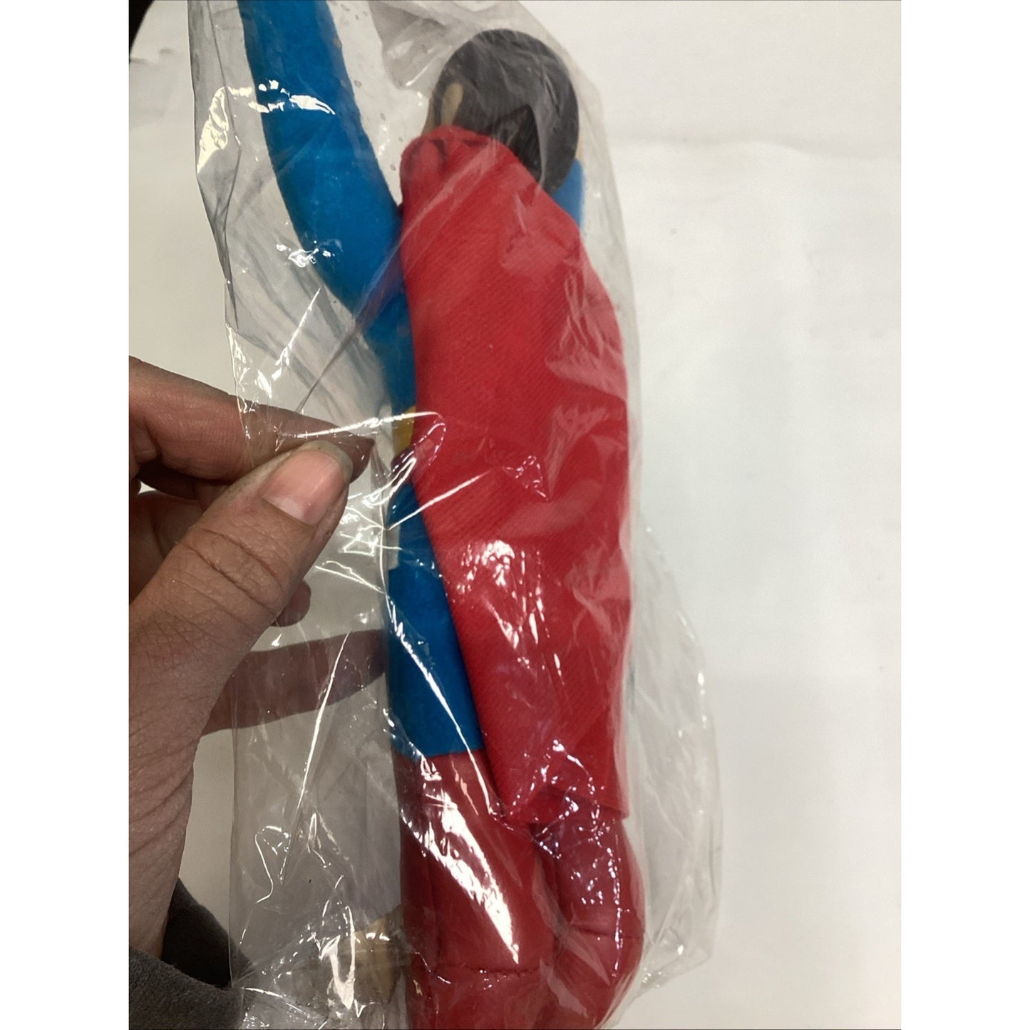 Rare Vintage 1991 DC Comics Plush Superman Figure W/ Soft Vinyl Head - NOS