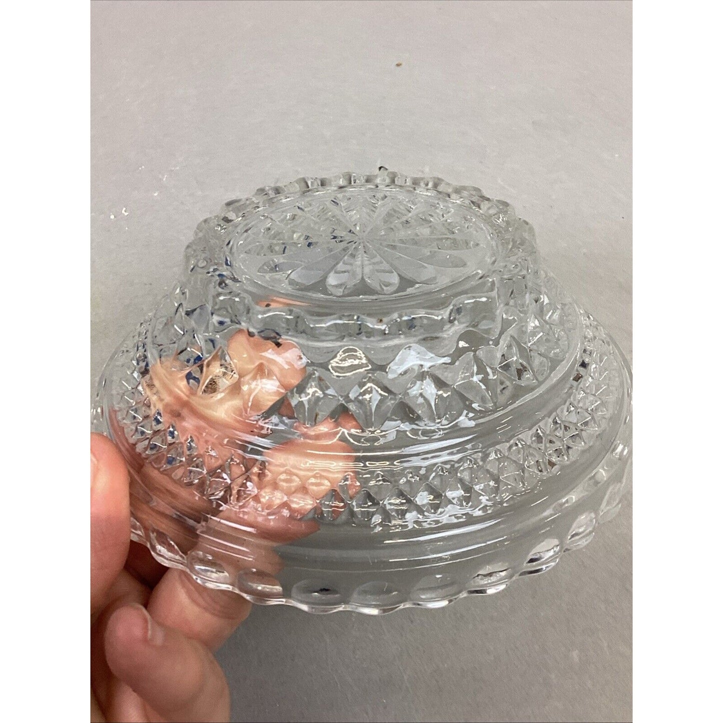 Set Of 2 Anchor Hocking Wexford Small Bowl & Indiana Glass Divided Serving Tray