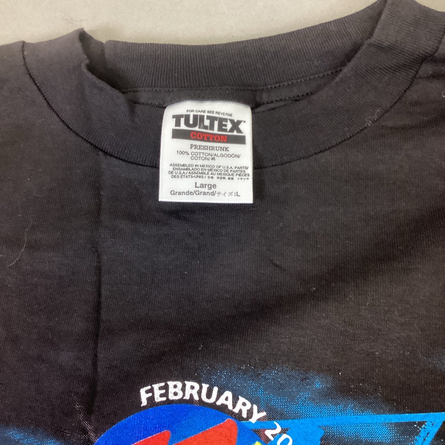 Vintage Mens Large Daytona 500 NASCAR February 2000 Double-Sided Graphic T-shirt