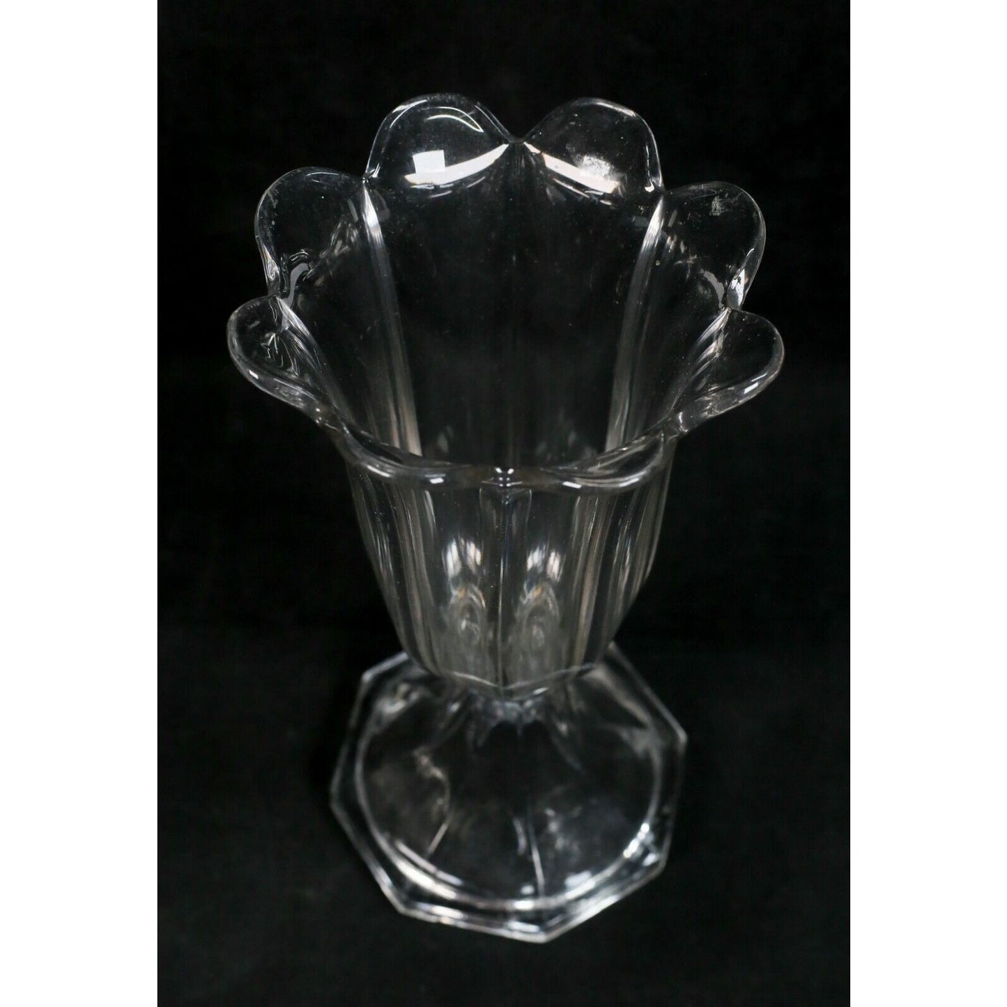 3 Pieces Pressed Glass