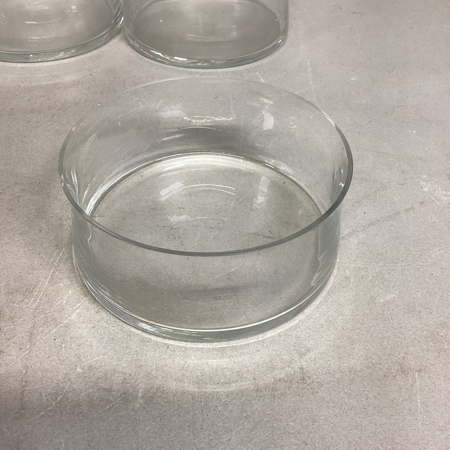 Set Of 6 Glass Bowls For Floating Candles/Flowers Or For Candy/Nuts